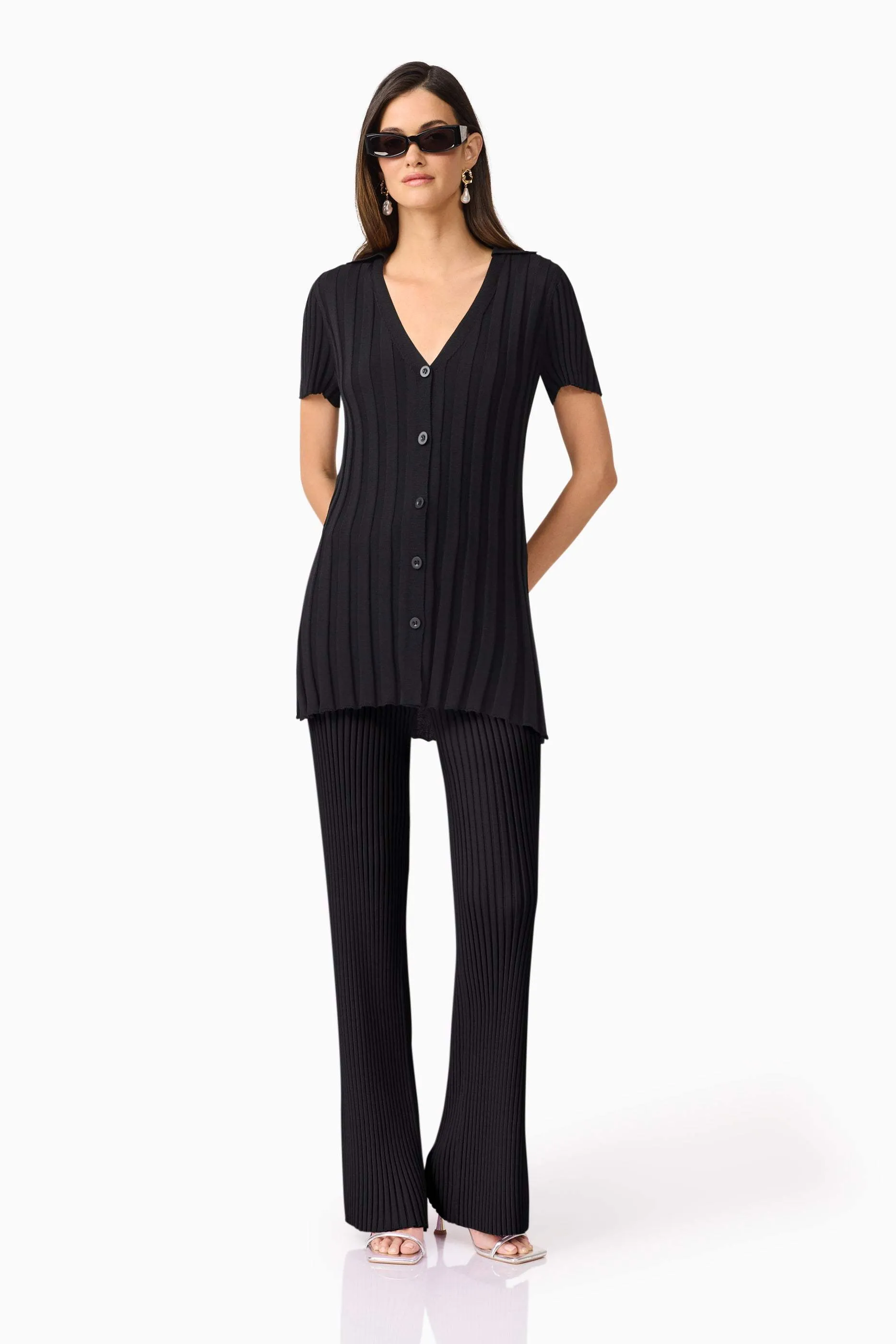 CURAAE Annabelle Knit Pants In Black sold by Elliatt product image thumbnail 3