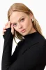 CURAAE Amyra Textured Stretch Top In Black sold by Elliatt