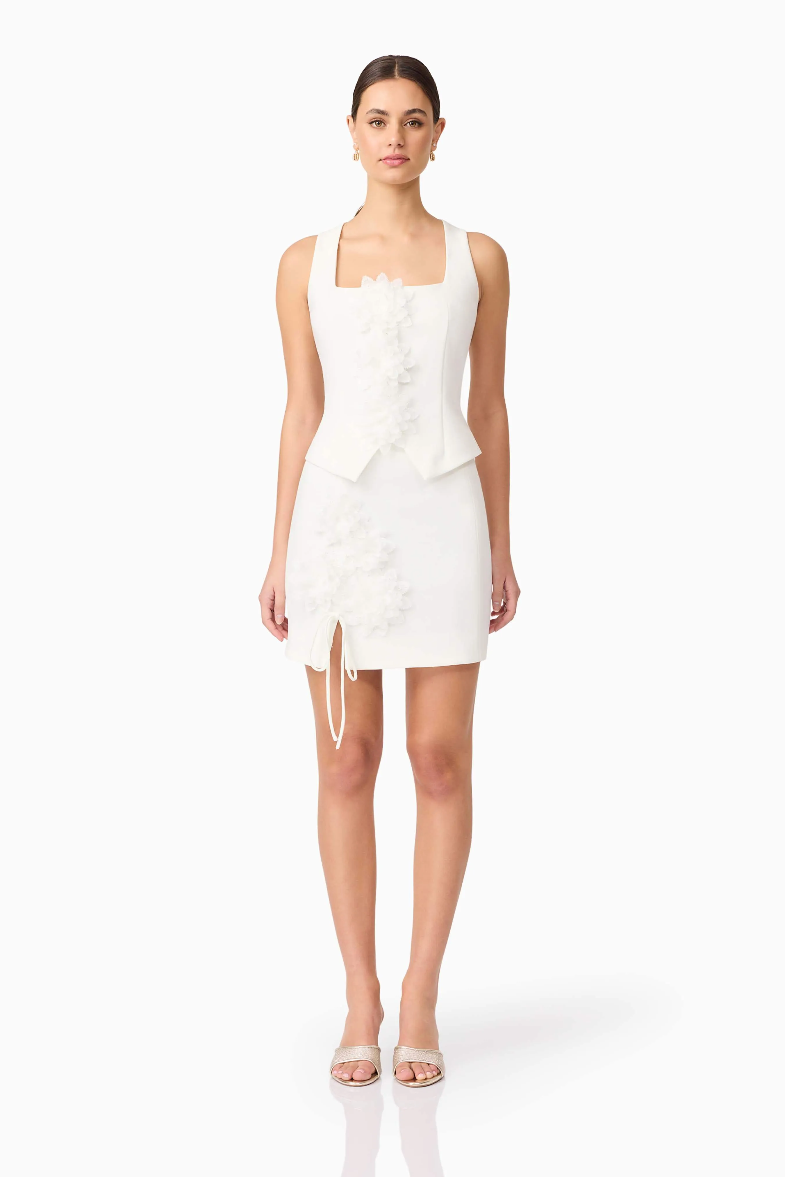 Jada Floral Set in White sold by Elliatt