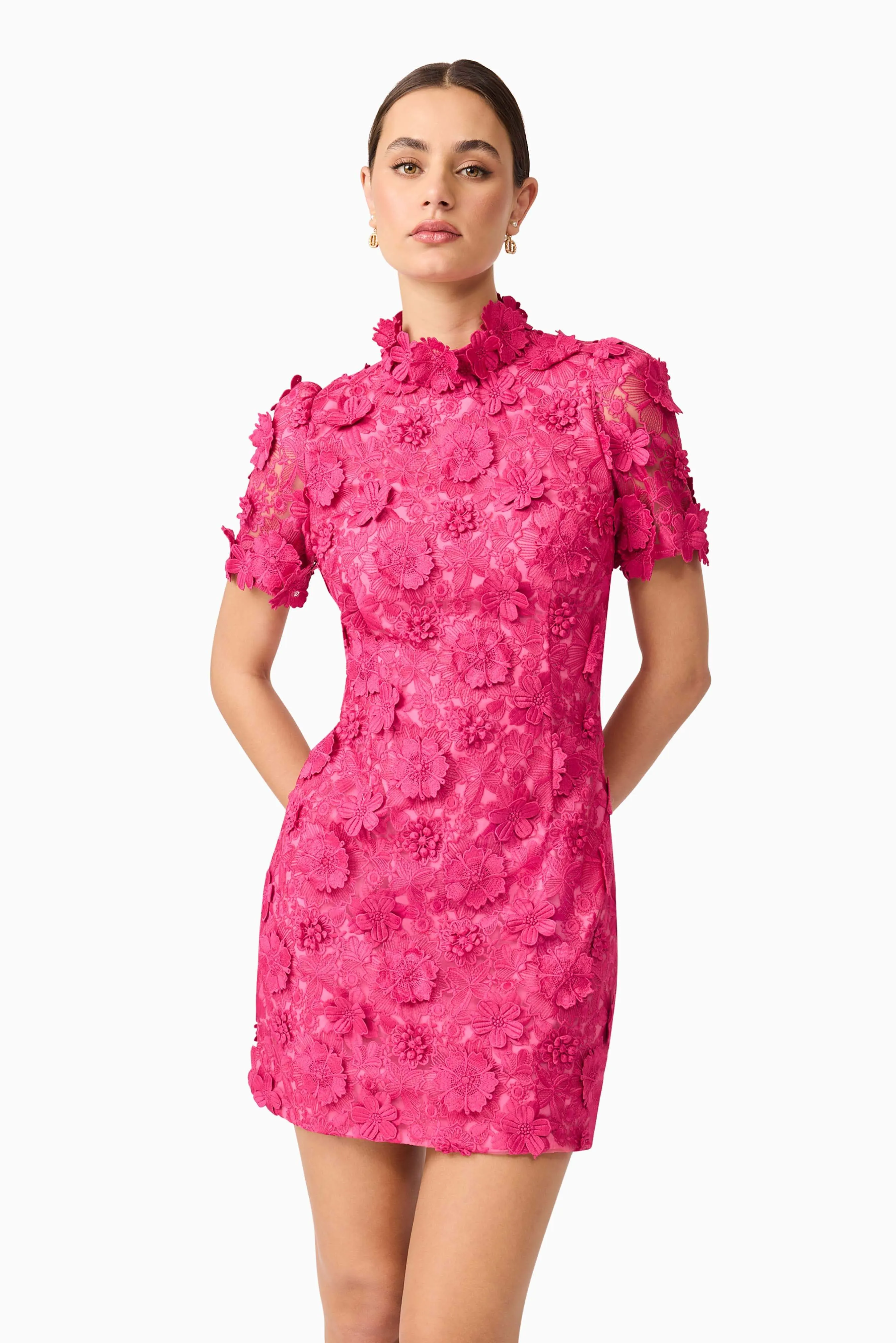 Claudia Short Sleeve Mini Dress sold by Elliatt product image thumbnail 4