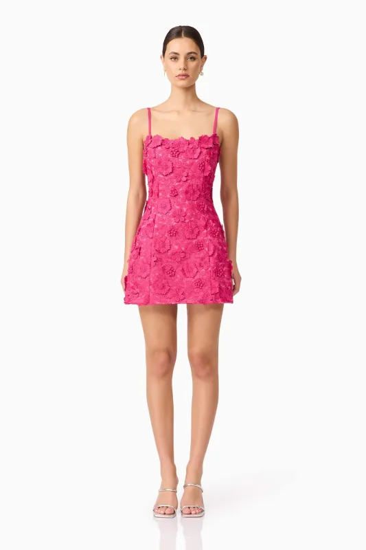 Claudia Party Dress in Pink sold by Elliatt