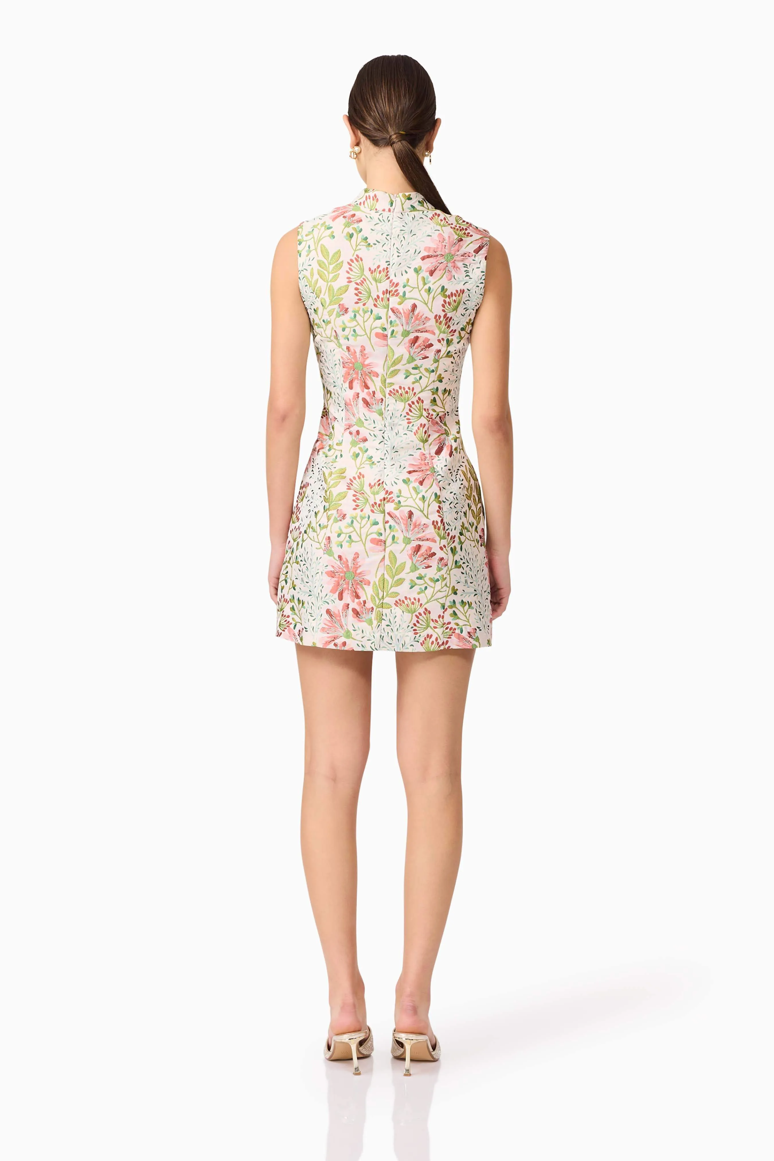 Calaantha Shift Mini Dress in Floral sold by Elliatt product image thumbnail 5