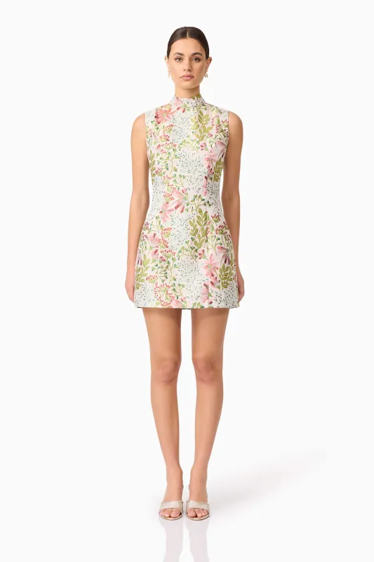 Calaantha Shift Mini Dress in Floral sold by Elliatt