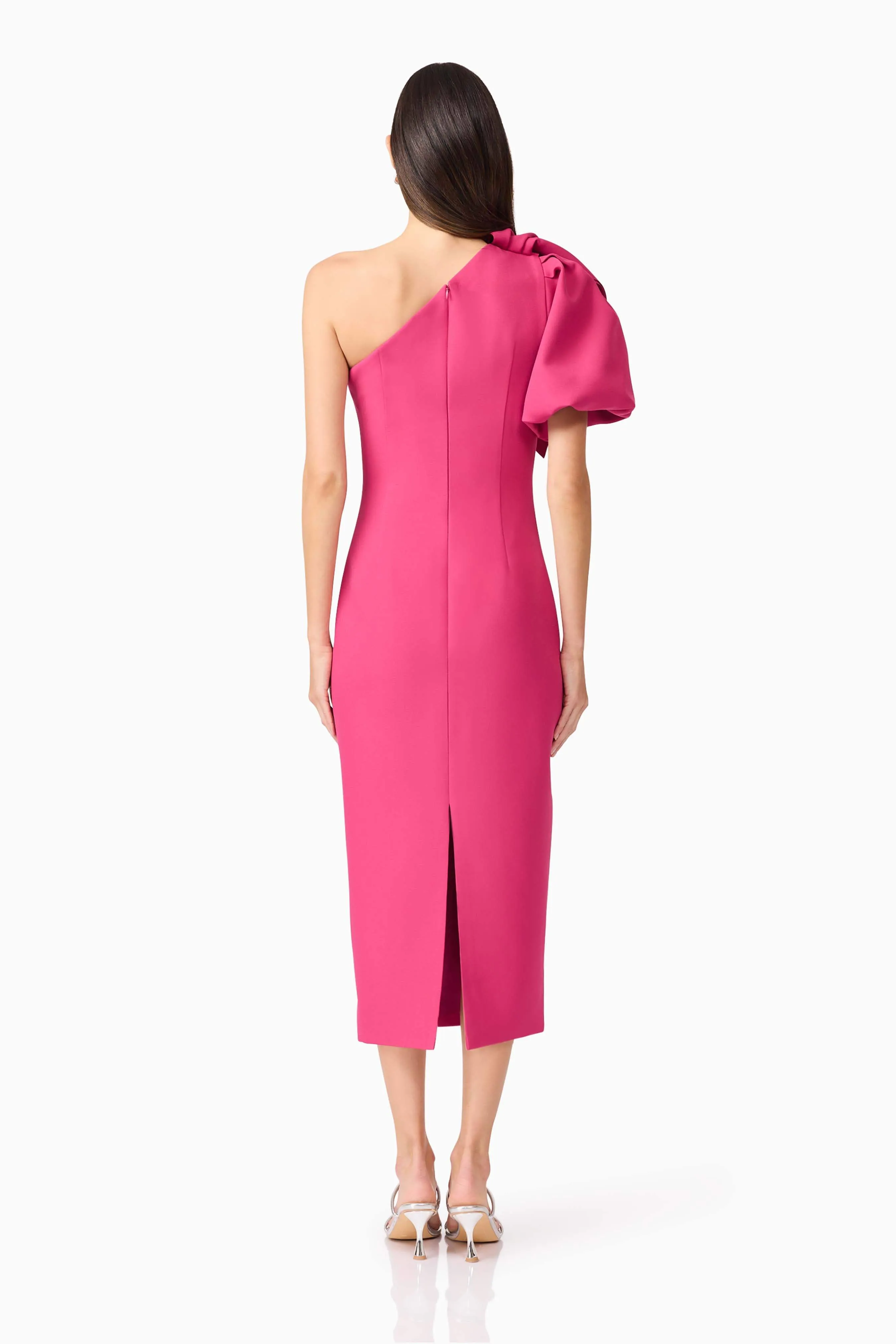 Elysie Asymmetrical Midi Dress in Pink sold by Elliatt product image thumbnail 5