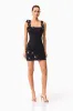 Chantelle Floral Mini Dress in Black sold by Elliatt