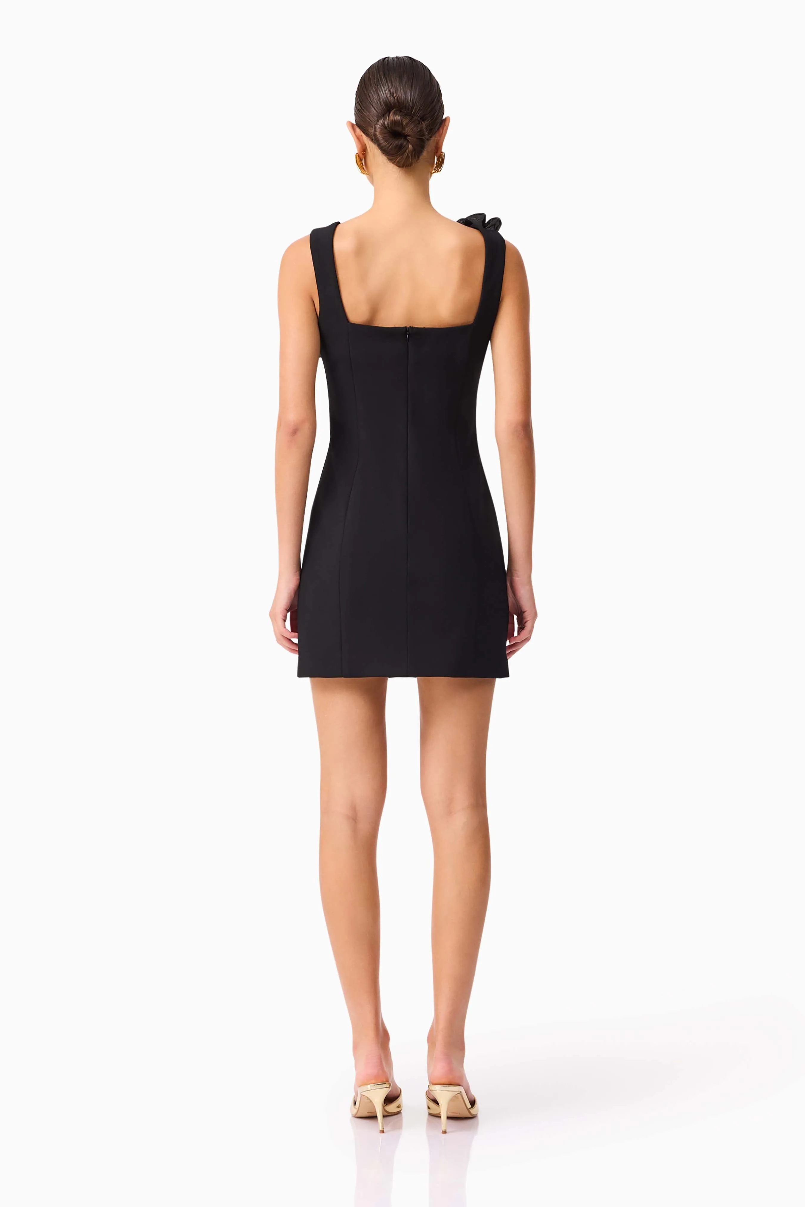 Chantelle Floral Mini Dress in Black sold by Elliatt product image thumbnail 5