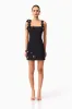 Chantelle Floral Mini Dress in Black sold by Elliatt