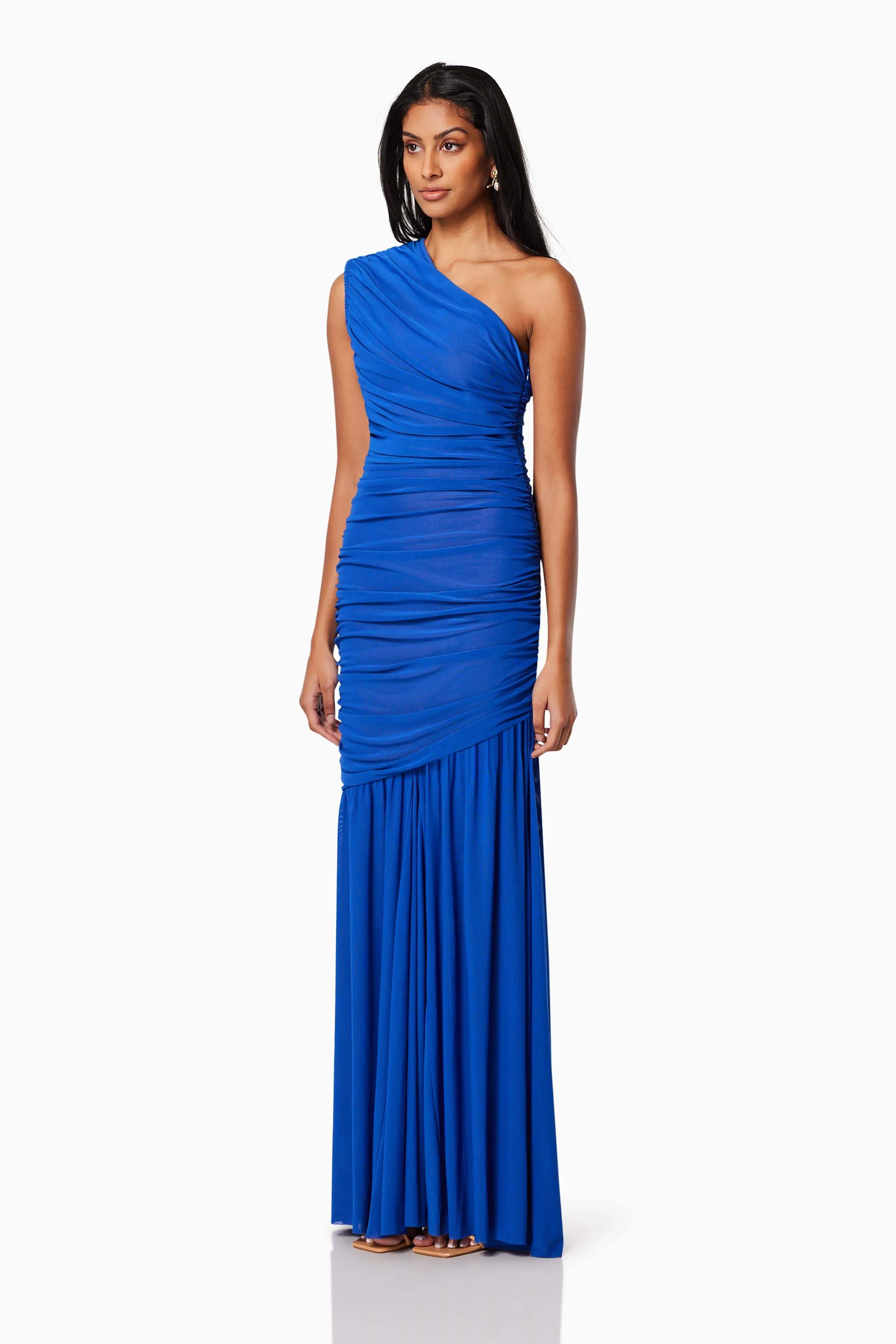Vienna Fitted Maxi Gown In Blue sold by Elliatt product image thumbnail 3