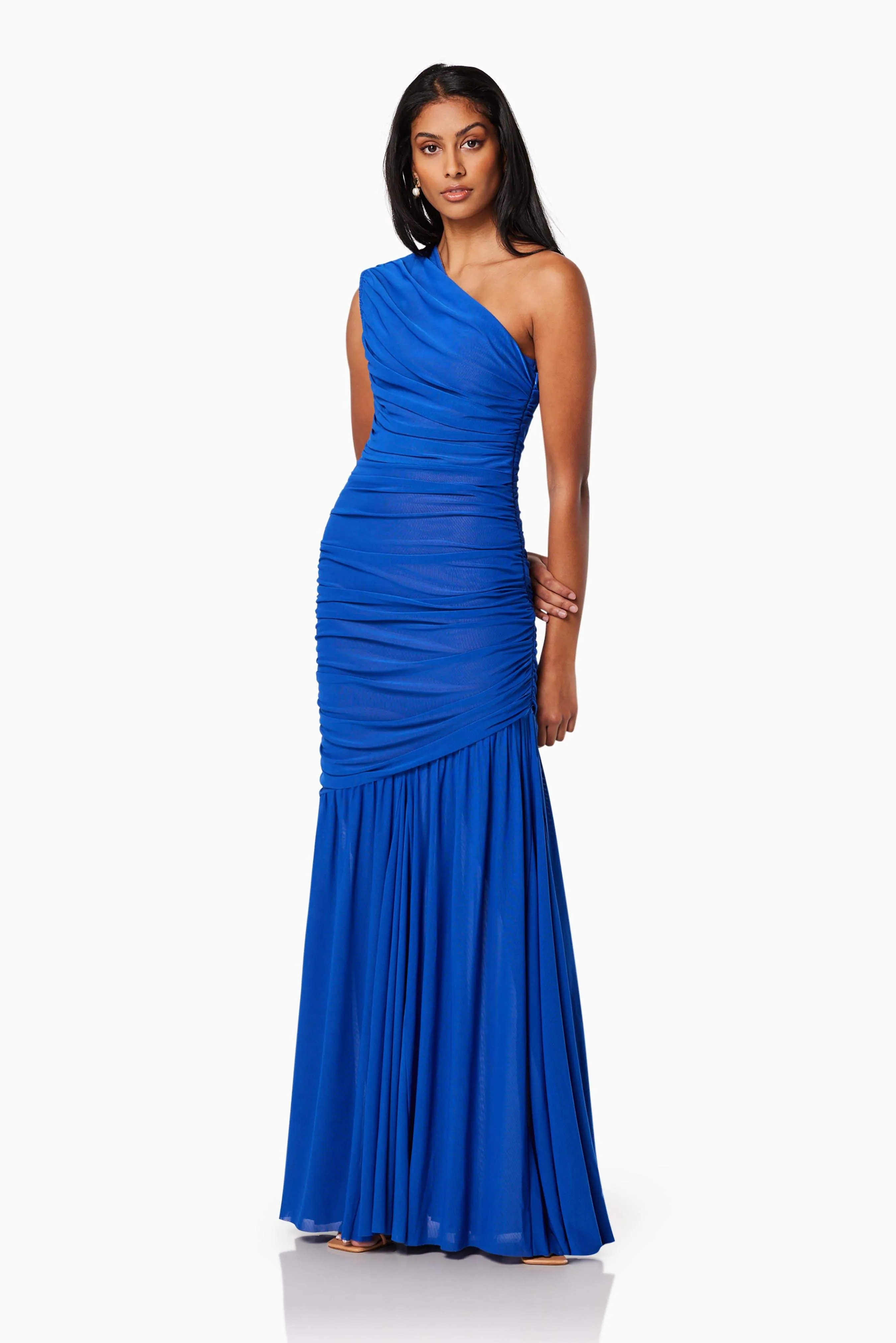 Vienna Fitted Maxi Gown In Blue sold by Elliatt product image thumbnail 5