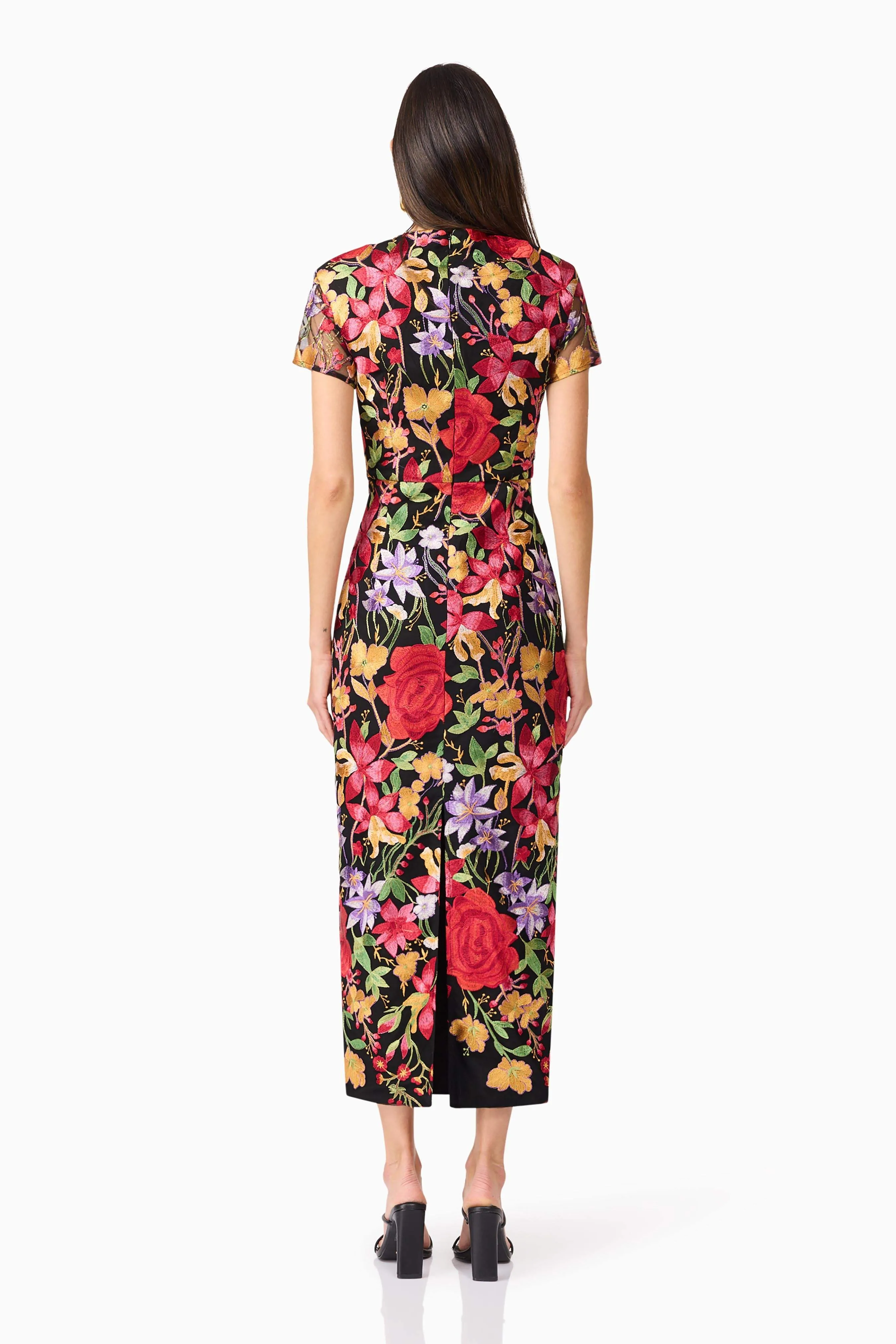 Talia Maxi Dress in Black Floral sold by Elliatt product image thumbnail 5