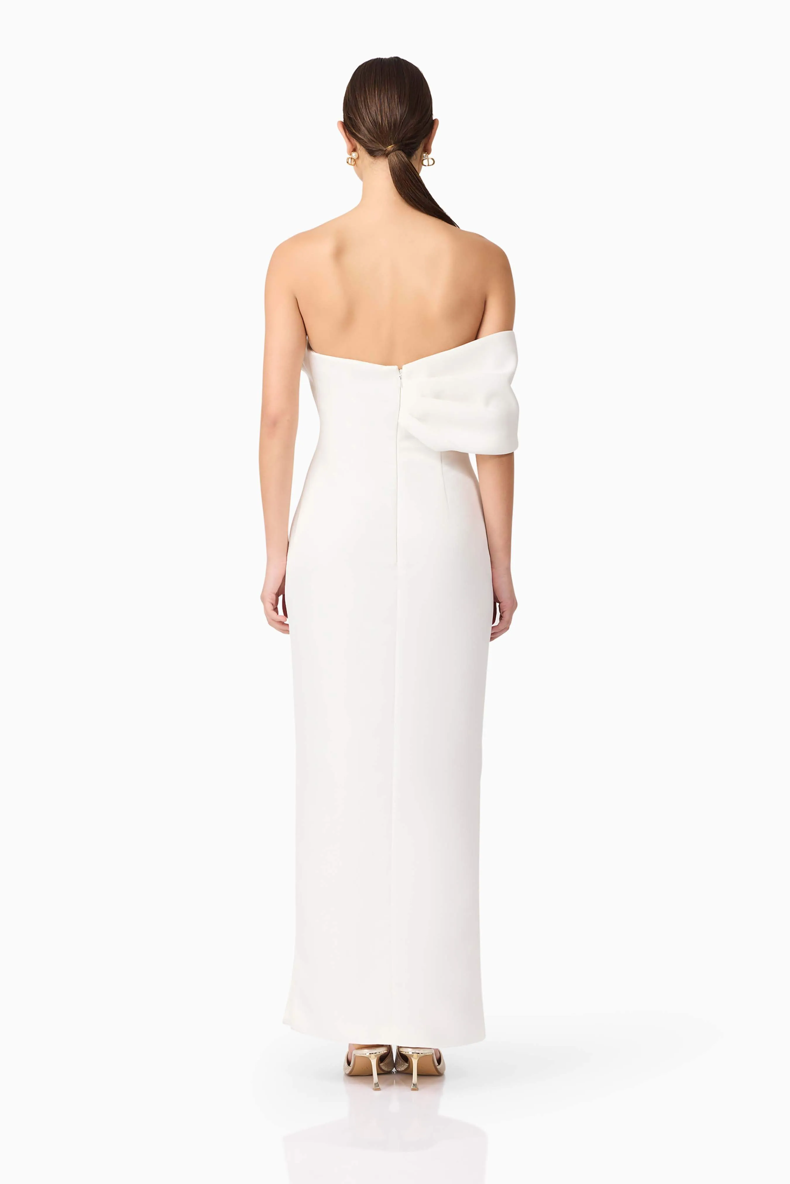 Dandelione Strapless Gown in White sold by Elliatt product image thumbnail 5