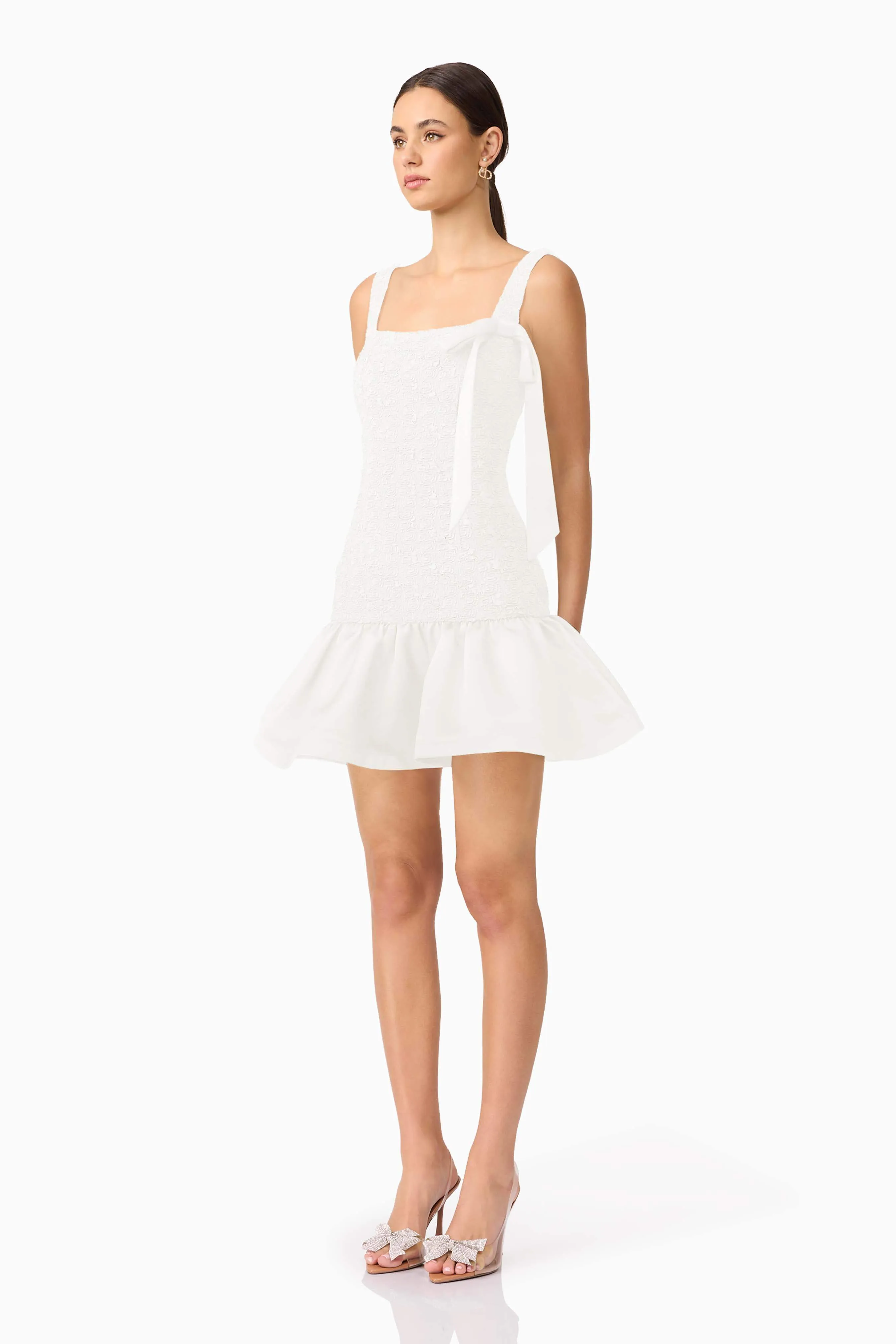 Dandelion Mini Dress in White sold by Elliatt product image thumbnail 5
