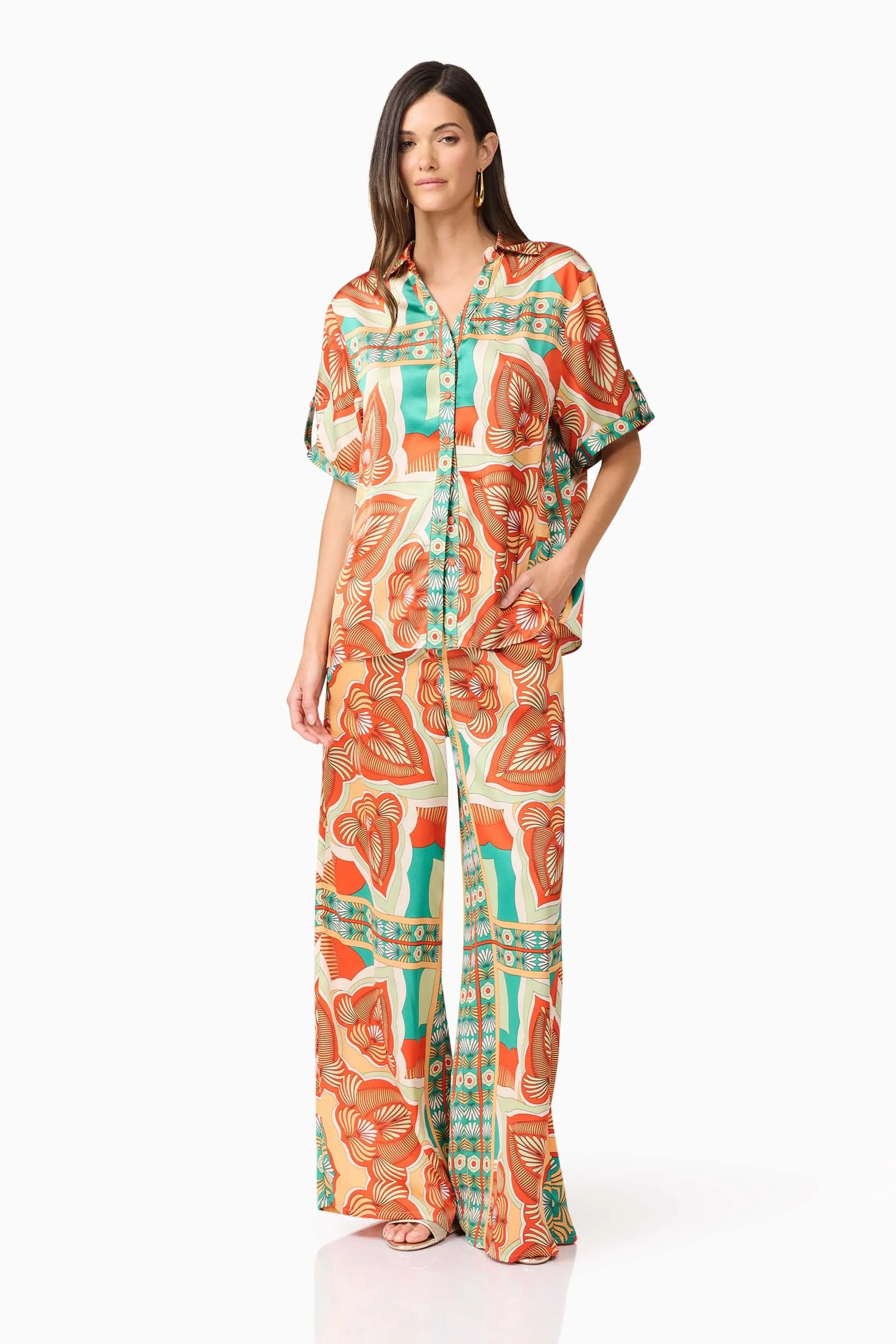 Neomi Satin Set in Orange sold by Elliatt product image thumbnail 4