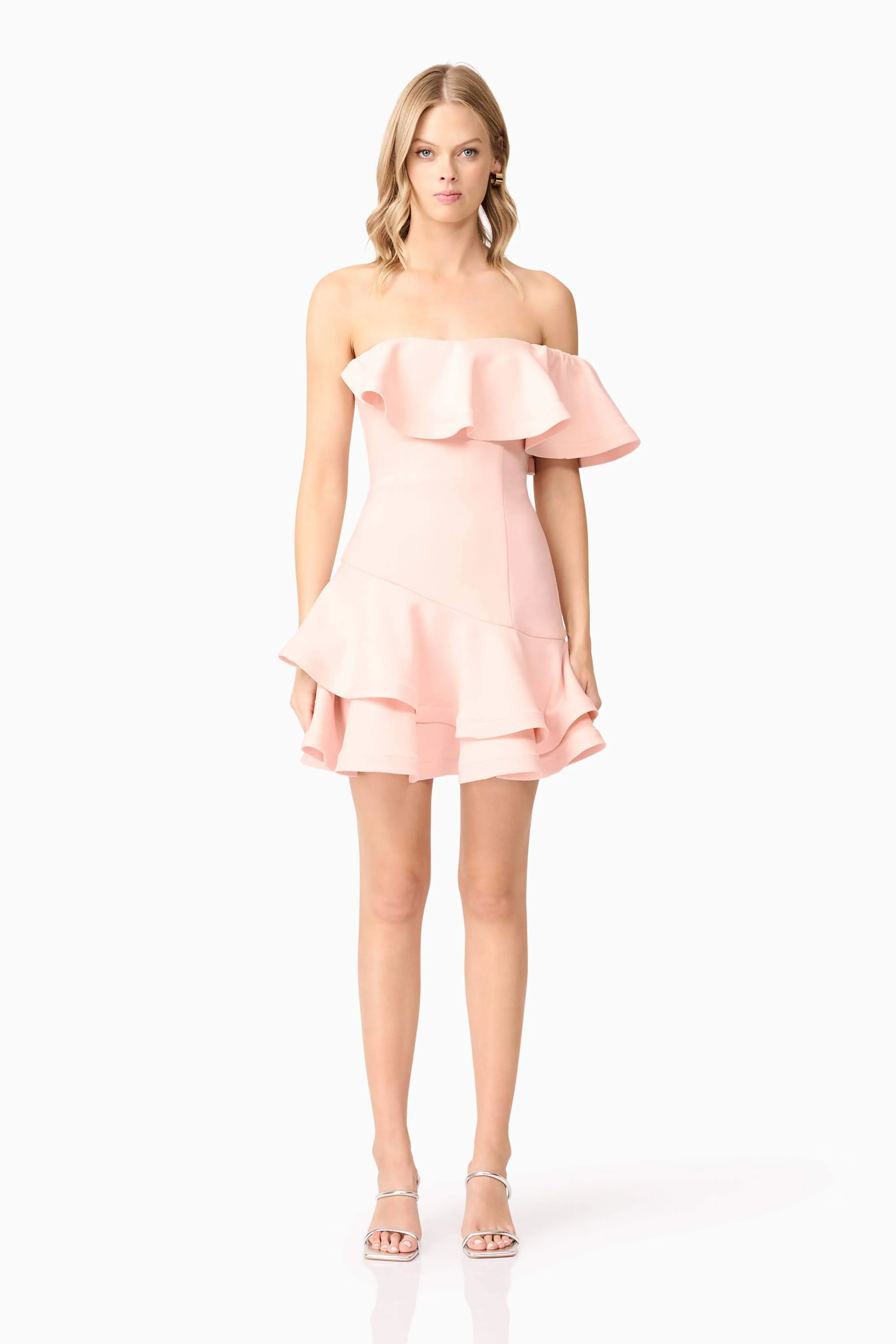 Ava Strapless Mini Dress in Pink sold by Elliatt