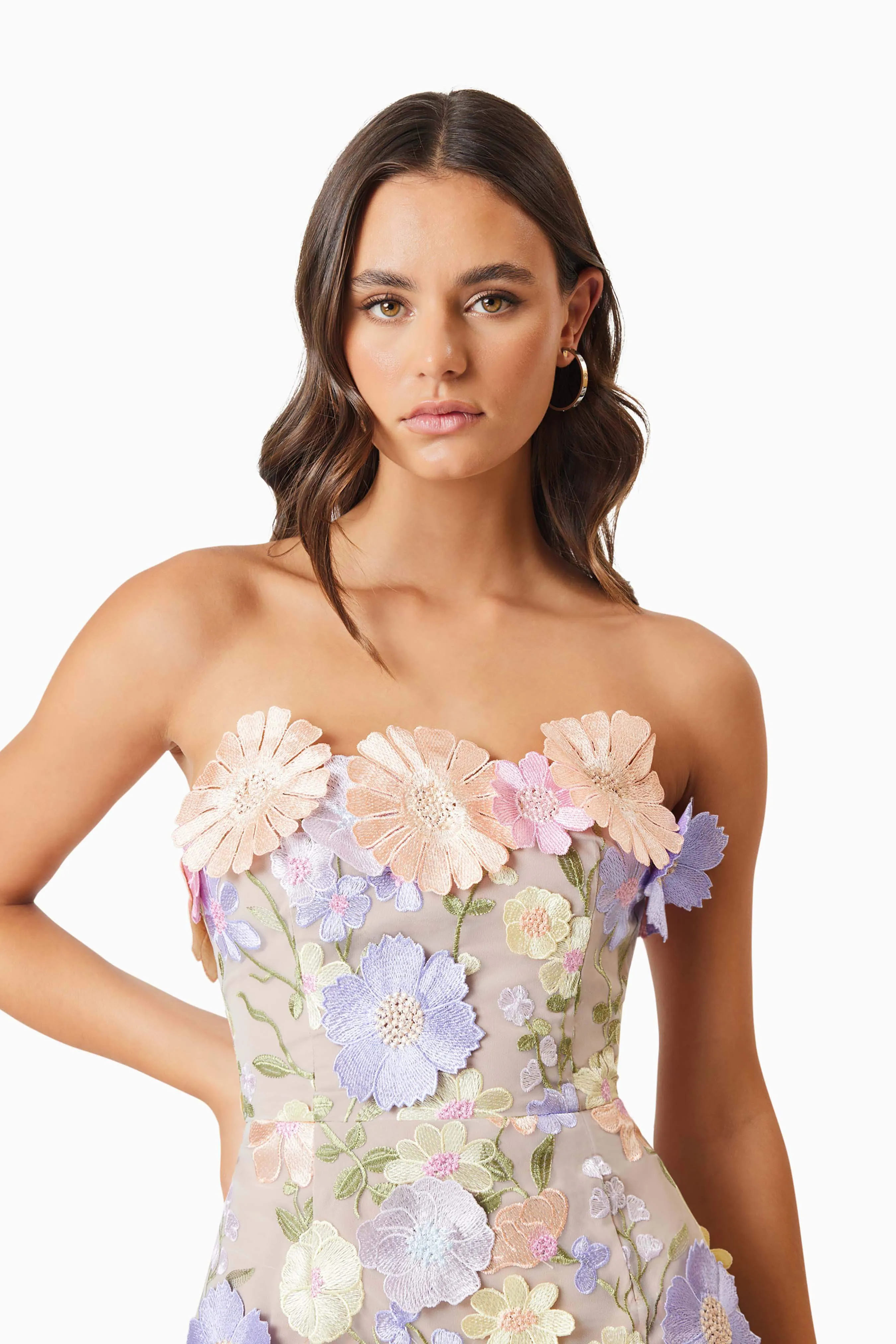 Arabella Strapless Mini Dress In Purple sold by Elliatt product image thumbnail 4