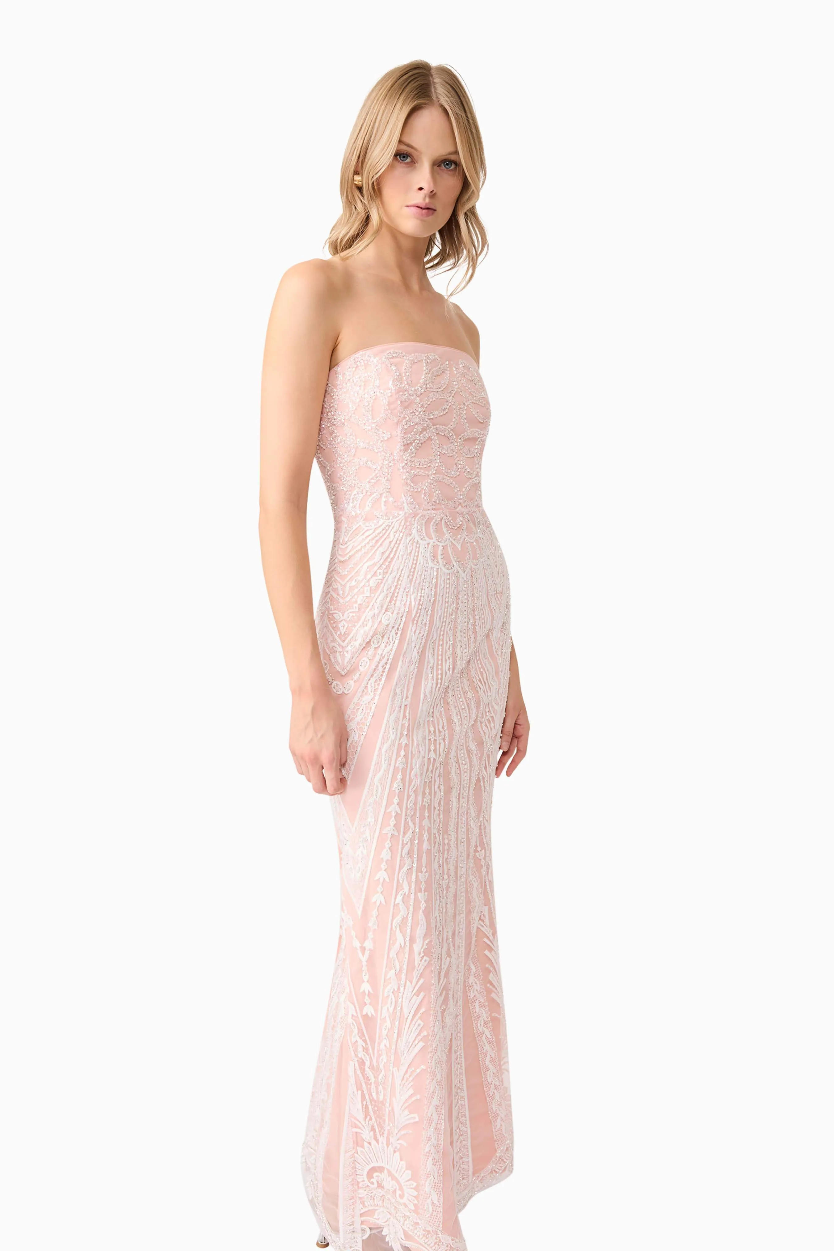 Kiki Strapless Gown in Pink sold by Elliatt product image thumbnail 5