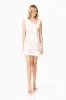 Margot Shift Mini Dress in White sold by Elliatt