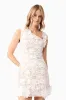 Margot Shift Mini Dress in White sold by Elliatt