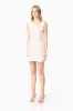 Margot Shift Mini Dress in White sold by Elliatt