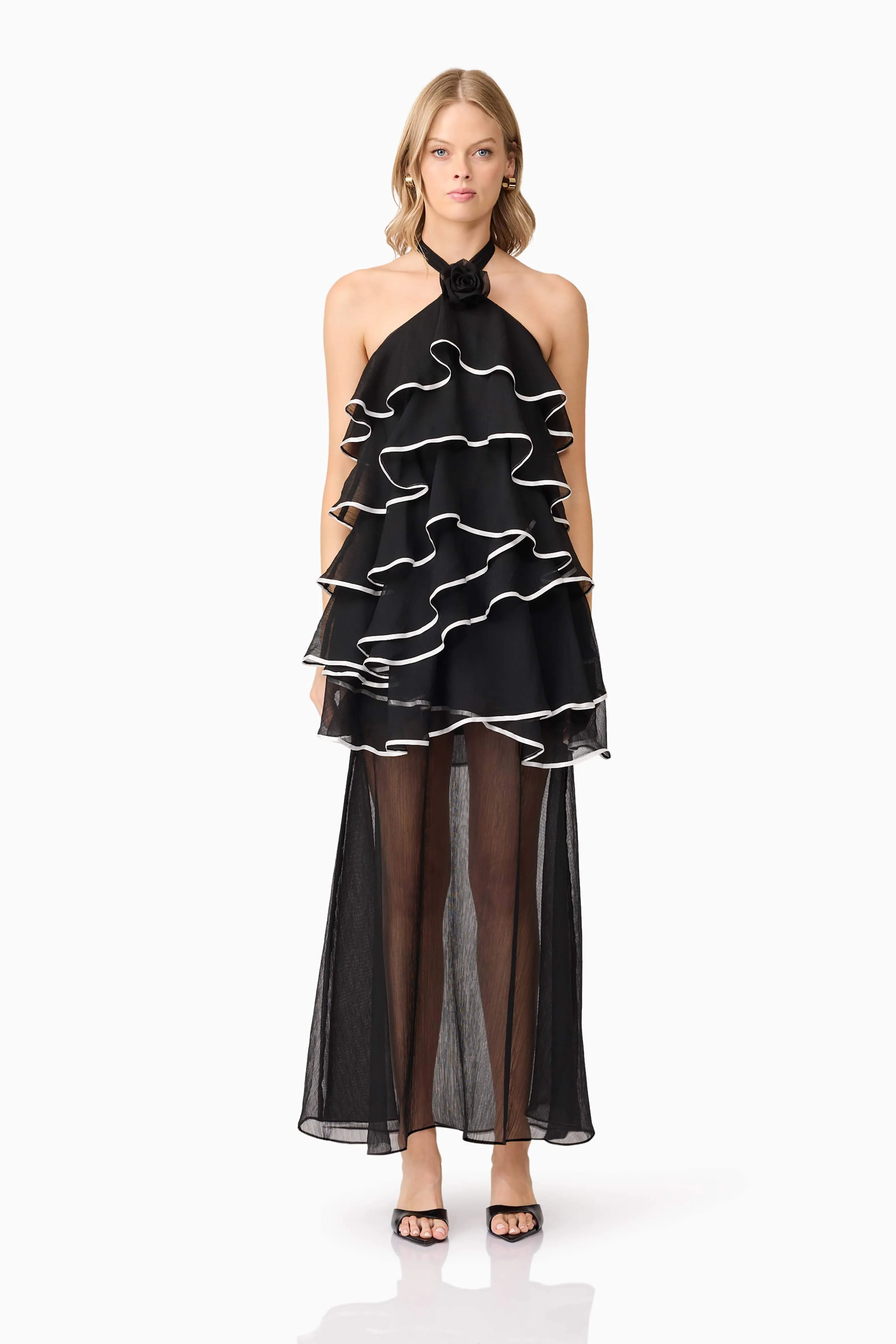 Melissa Halter Maxi Dress in Black sold by Elliatt