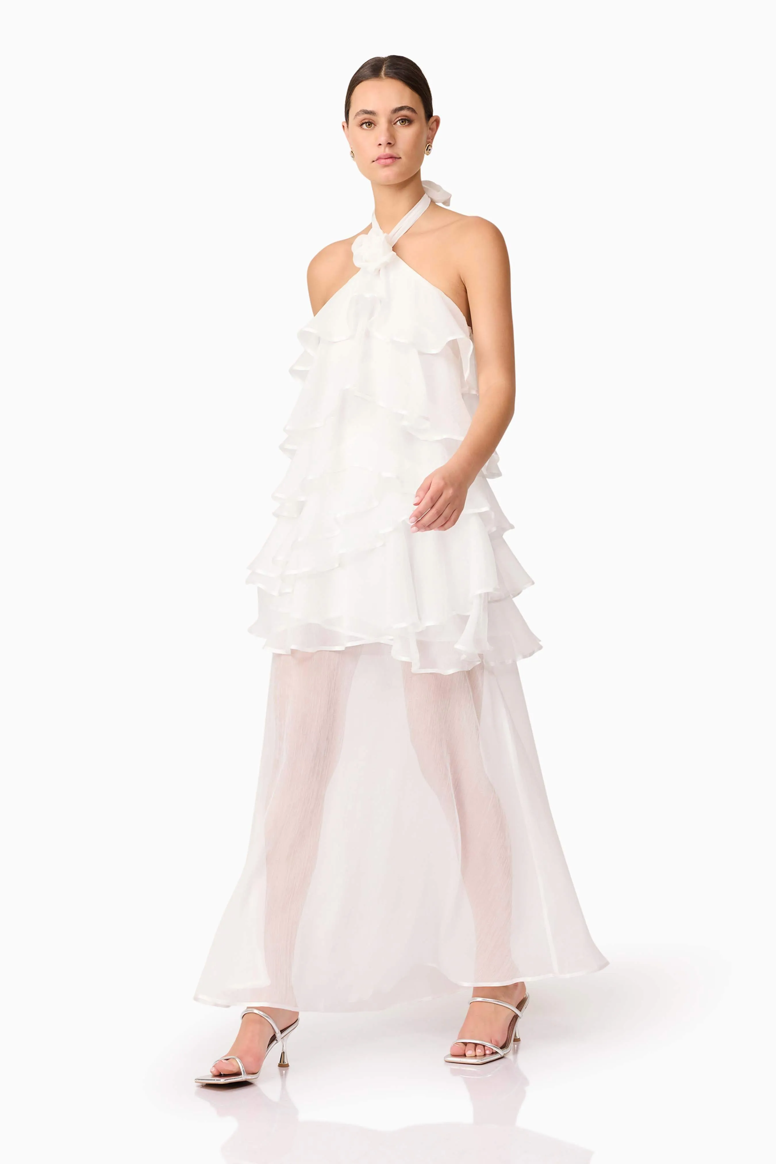 Melissa Halter Maxi Dress in White sold by Elliatt product image thumbnail 4