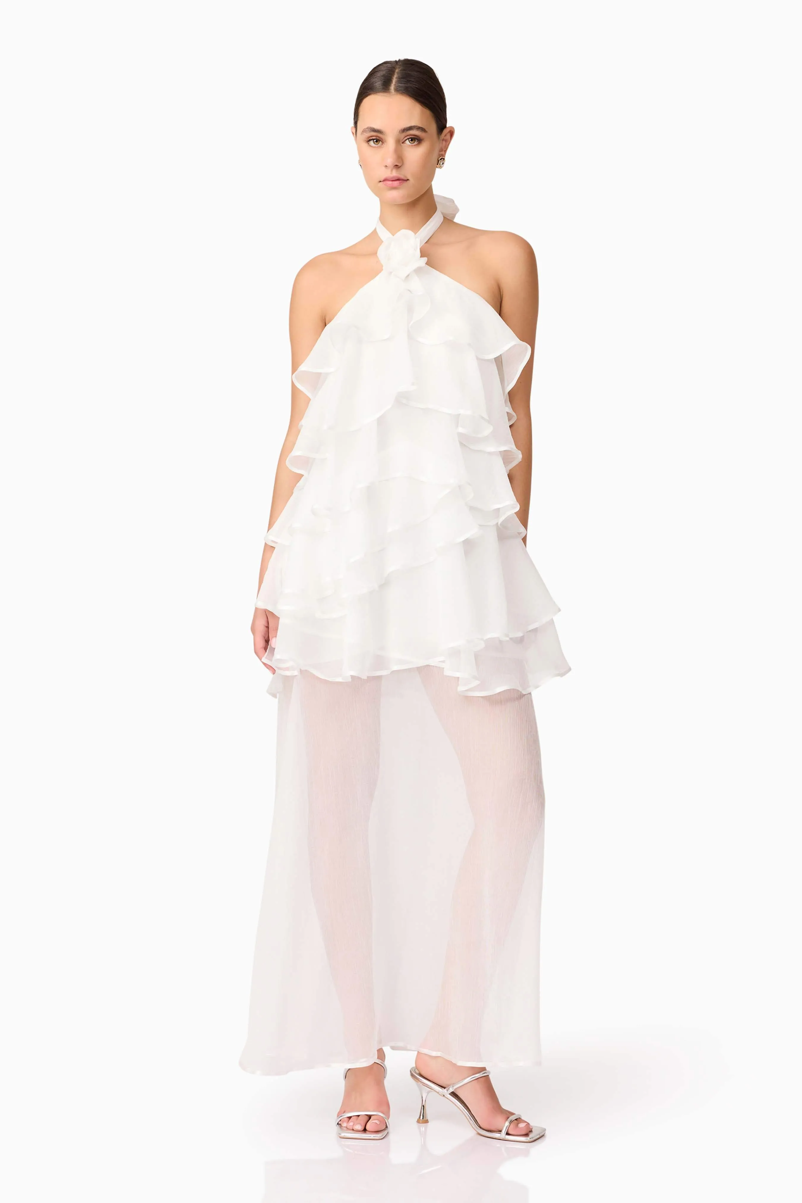 Melissa Halter Maxi Dress in White sold by Elliatt product image thumbnail 5