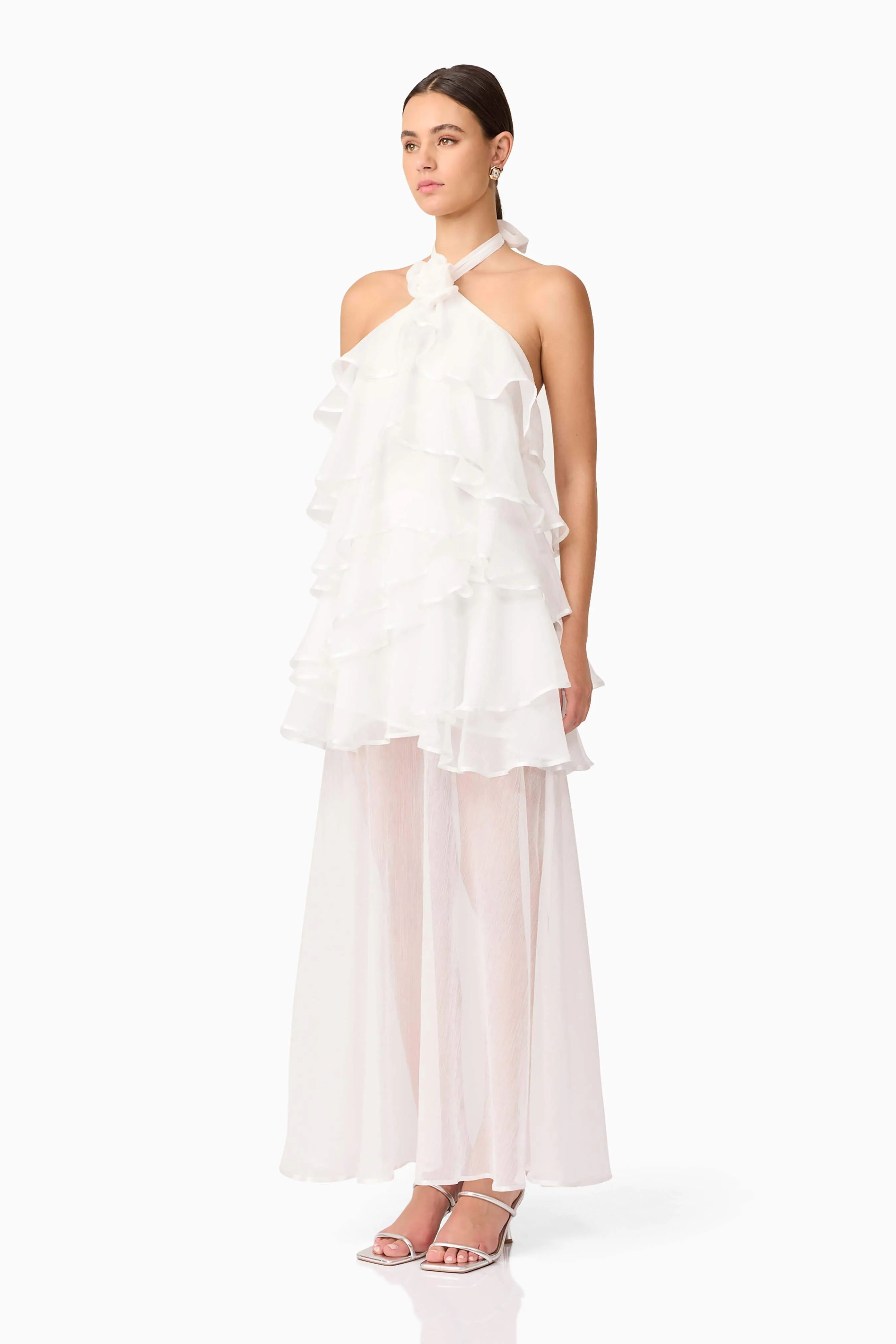Melissa Halter Maxi Dress in White sold by Elliatt product image thumbnail 3