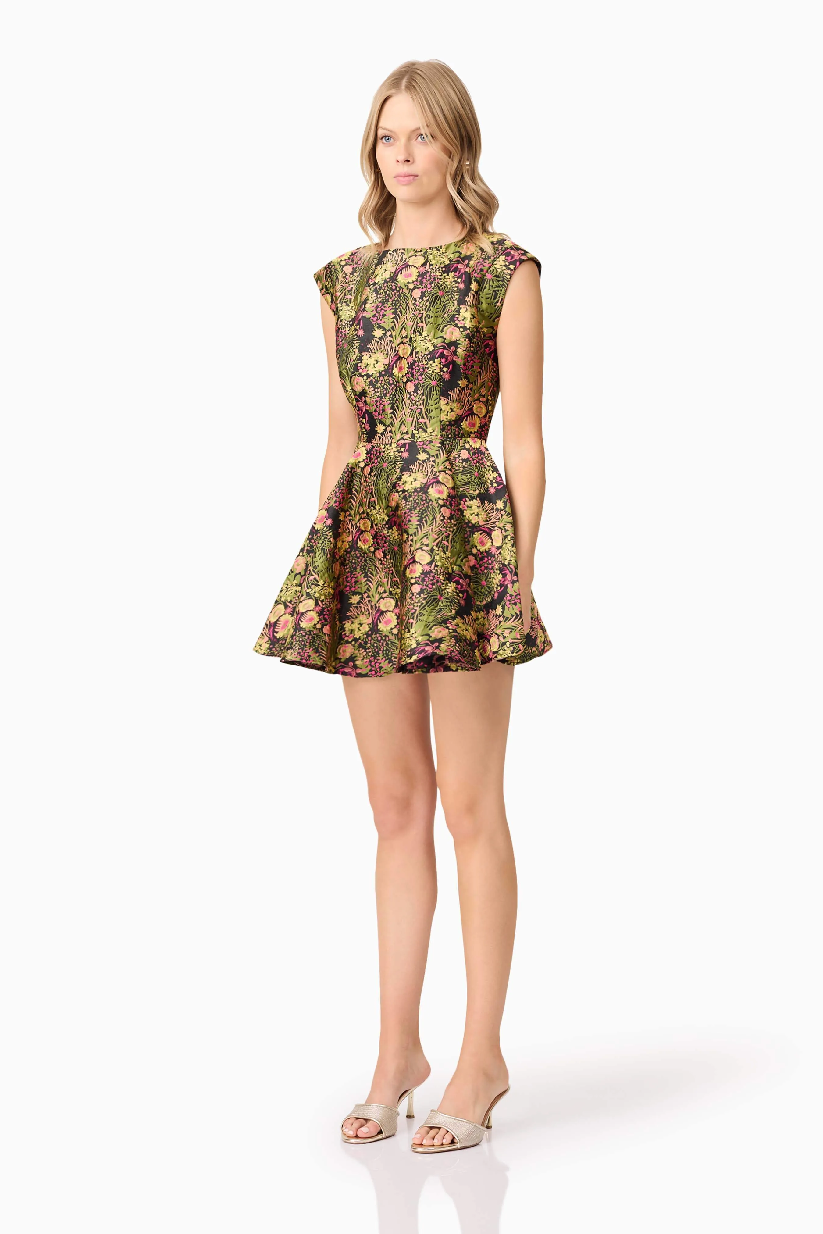 Cindy A-Line Mini Dress in Floral sold by Elliatt product image thumbnail 2