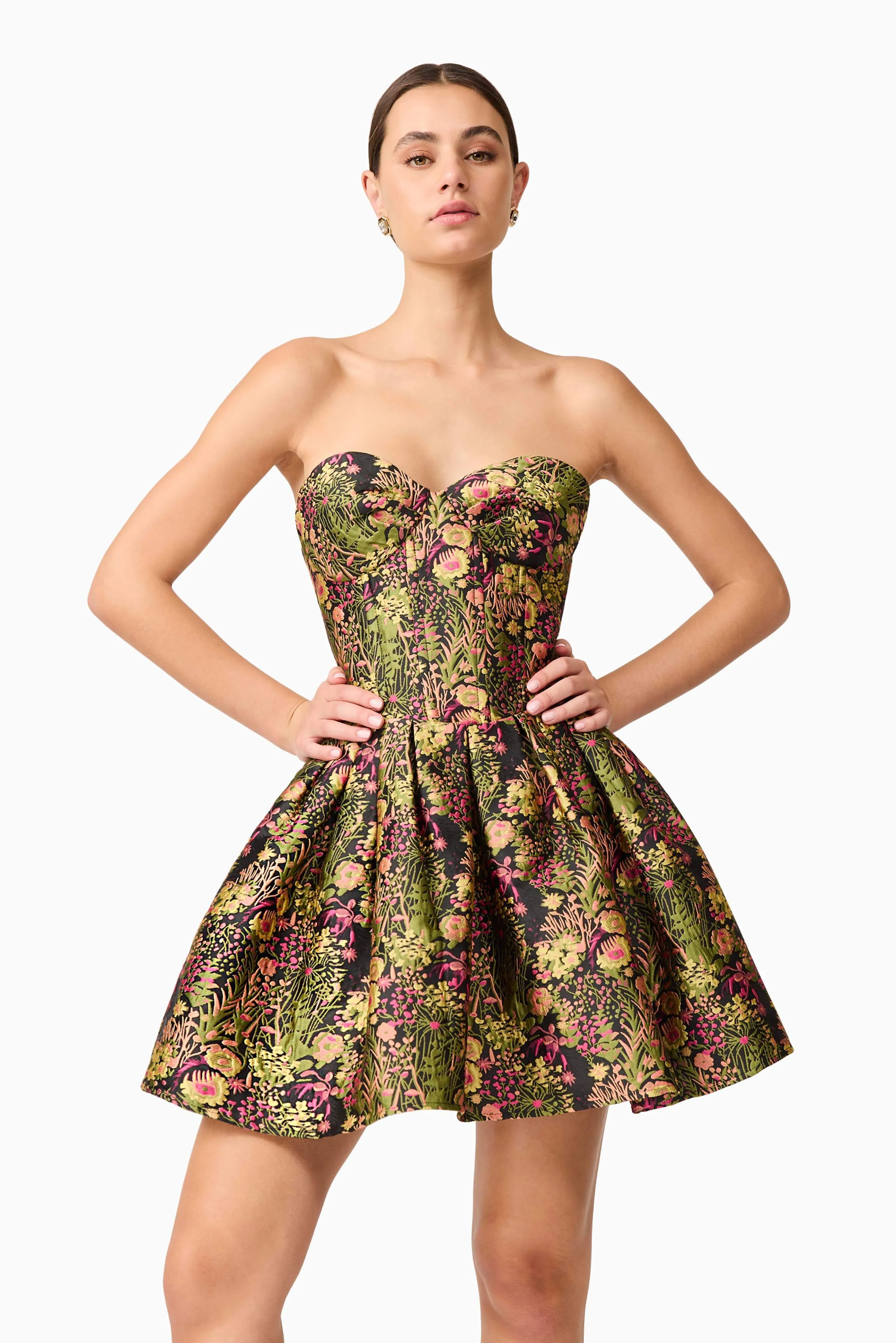 Cindy Strapless Mini Dress in Black sold by Elliatt product image thumbnail 3