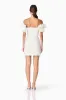 Nola Off The Shoulder Mini Dress in White sold by Elliatt