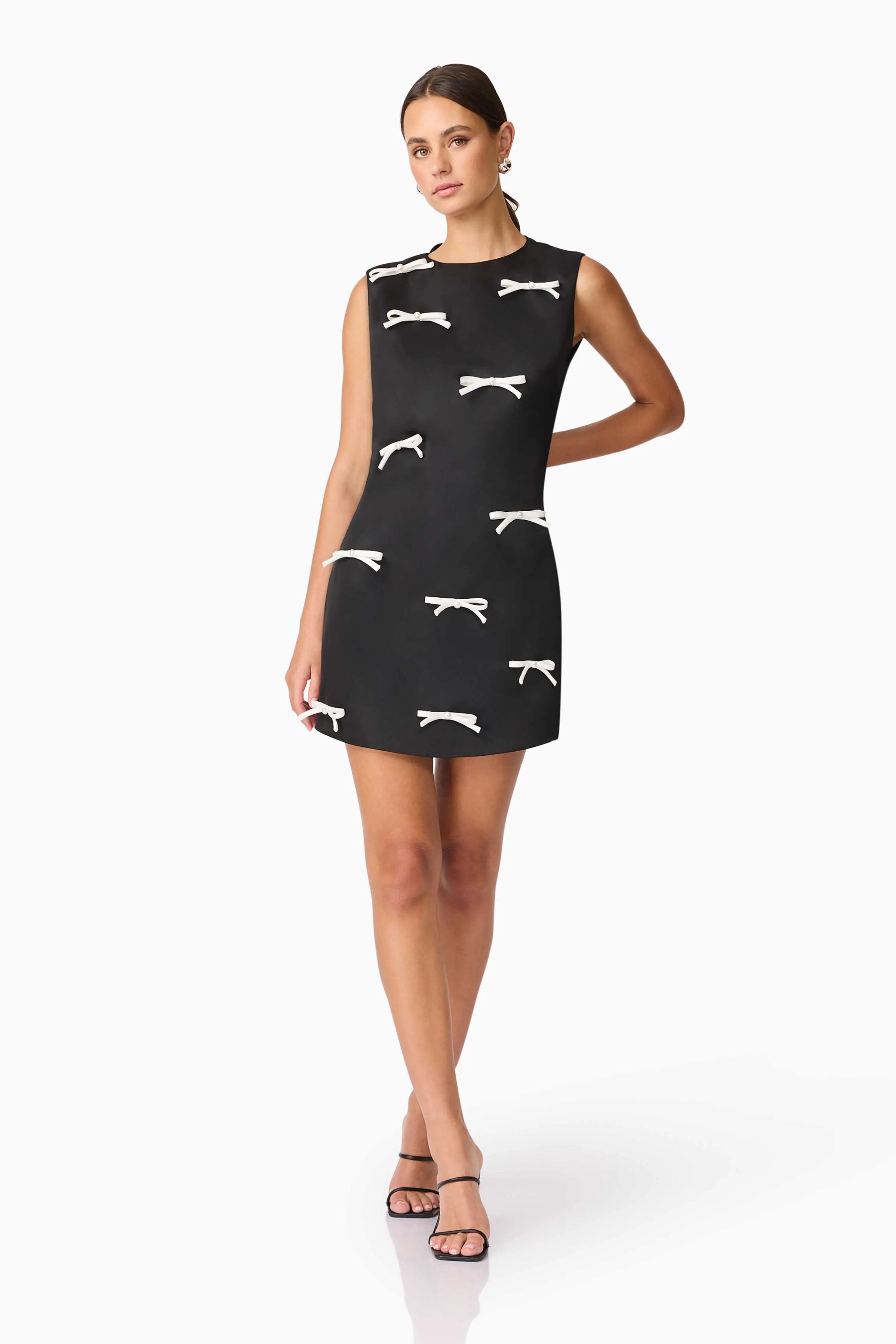 Ursula Mini Shift Dress in Black sold by Elliatt product image thumbnail 4