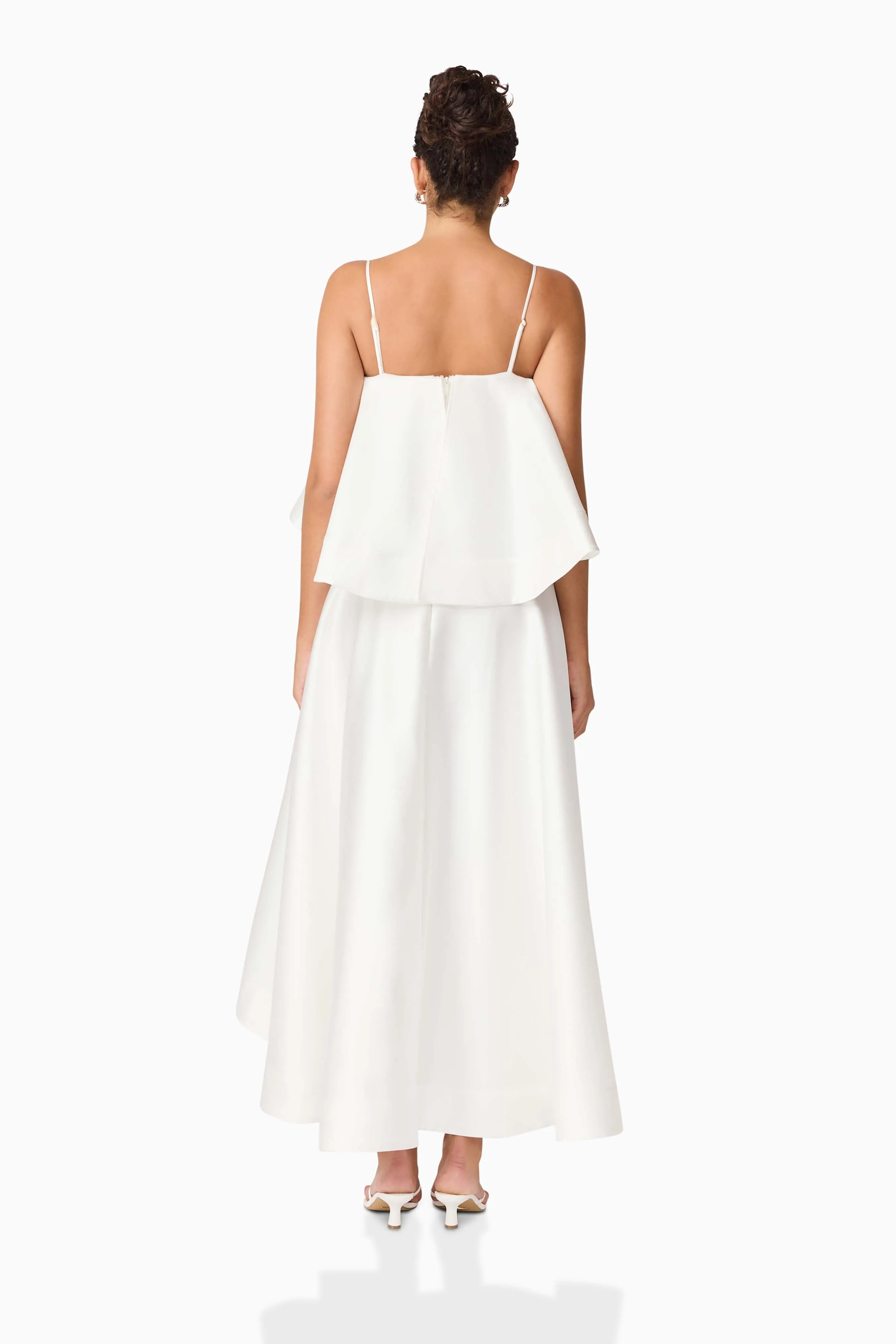 Reyna Tiered Maxi Dress in White sold by Elliatt product image thumbnail 4