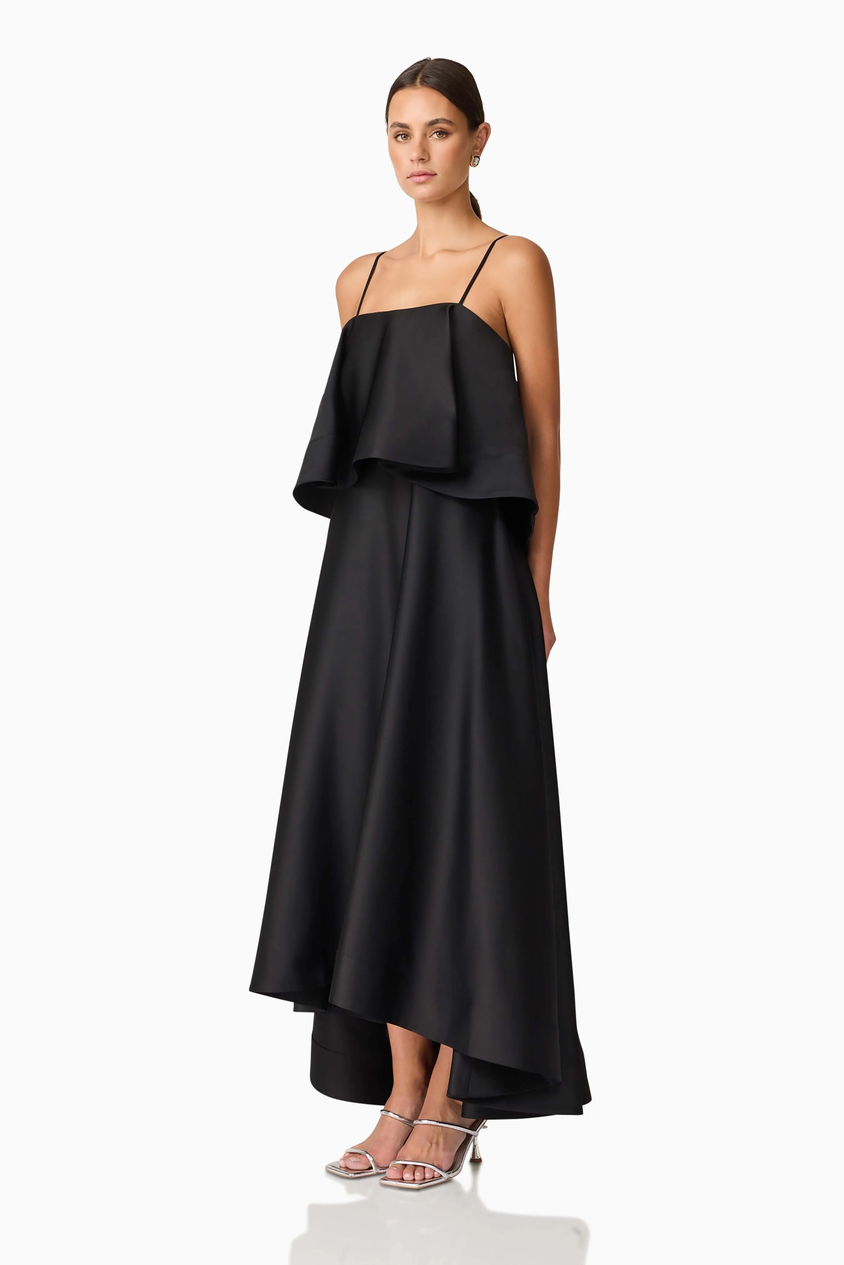 Reyna Tiered Maxi Dress in Black sold by Elliatt product image thumbnail 3