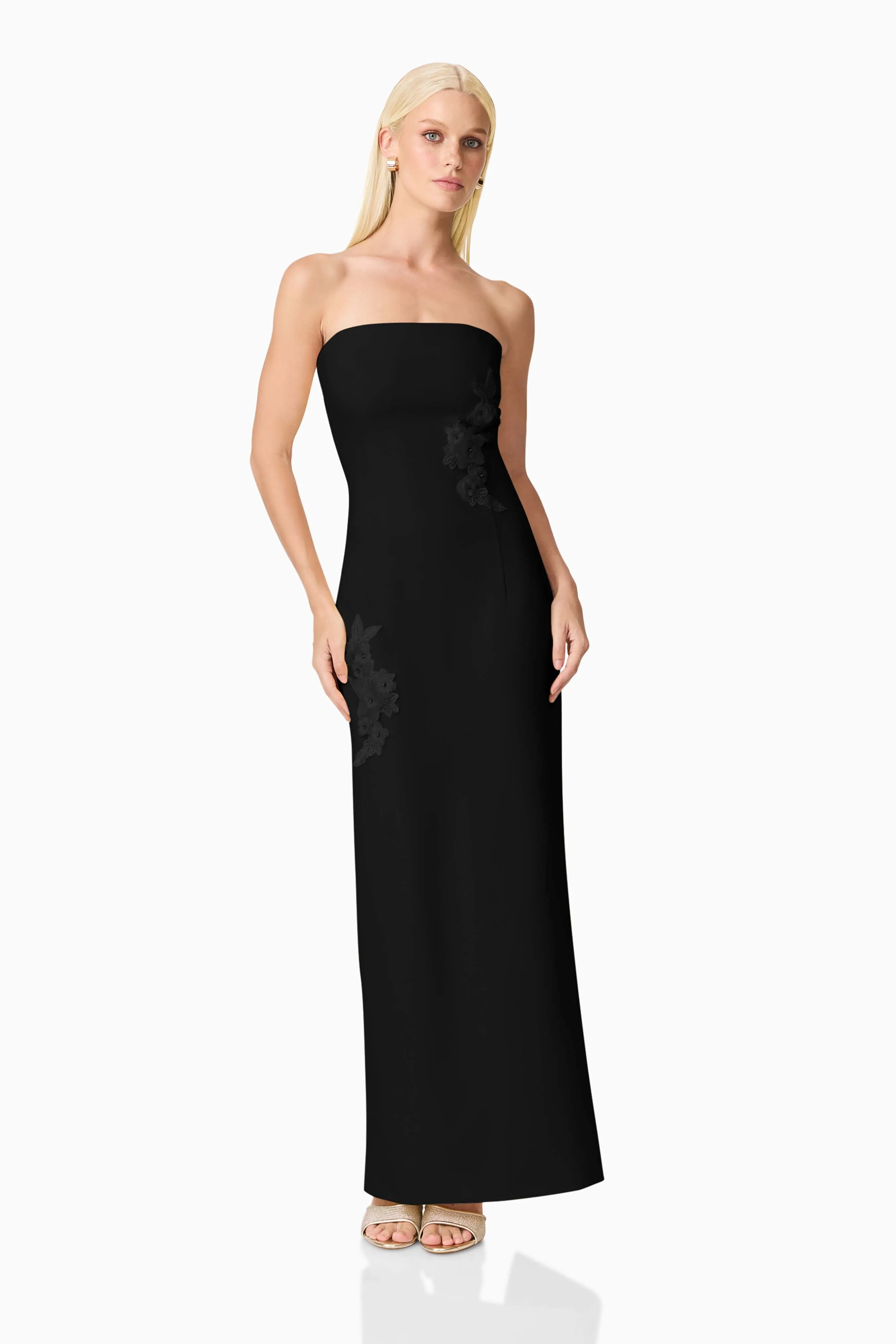Evee Strapless Maxi Dress in Black sold by Elliatt product image thumbnail 4