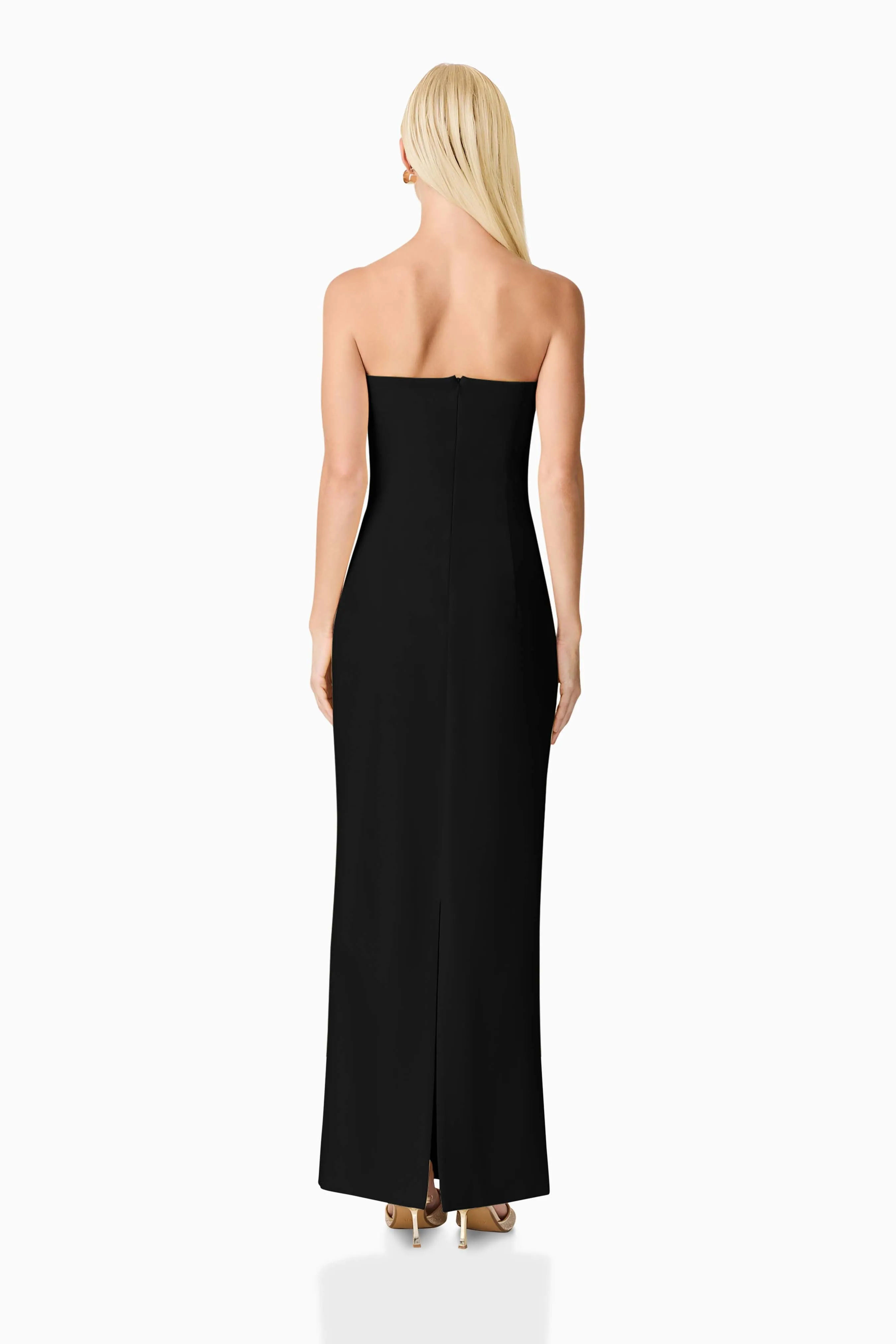 Evee Strapless Maxi Dress in Black sold by Elliatt product image thumbnail 5