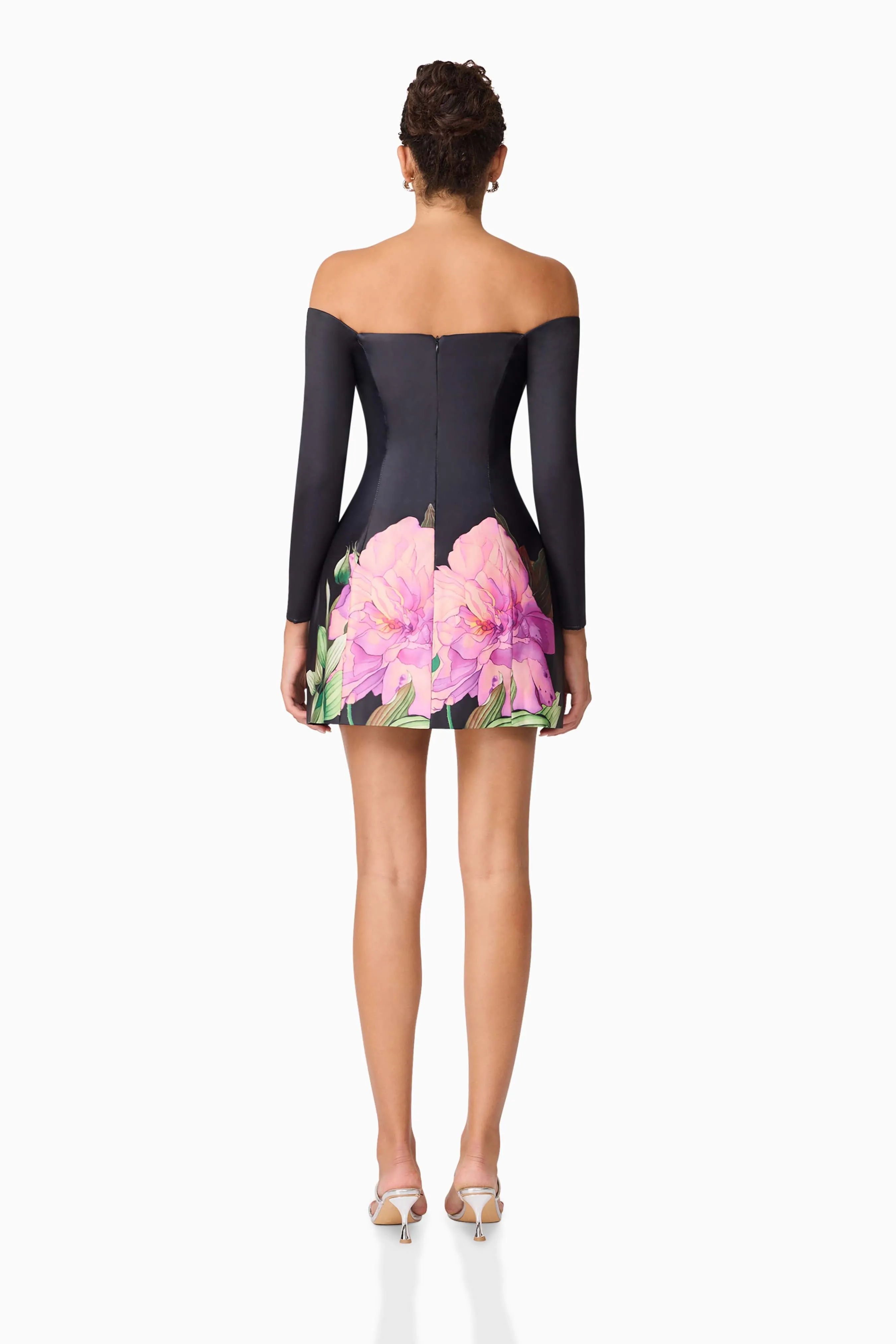 Azelie Off The Shoulder Mini Dress in Black sold by Elliatt product image thumbnail 5