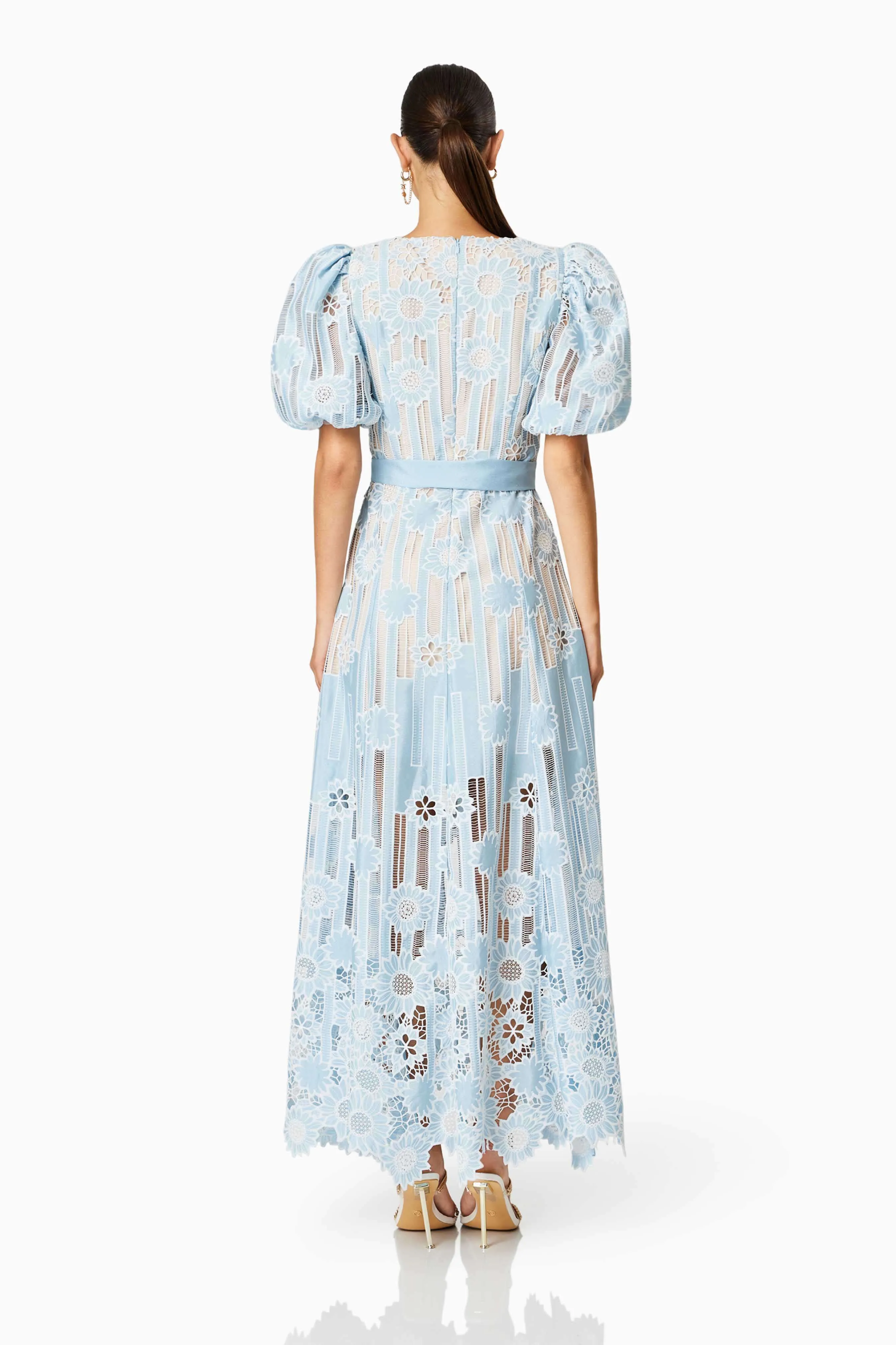 Whirlwind Puff Sleeve Maxi Dress sold by Elliatt product image thumbnail 4