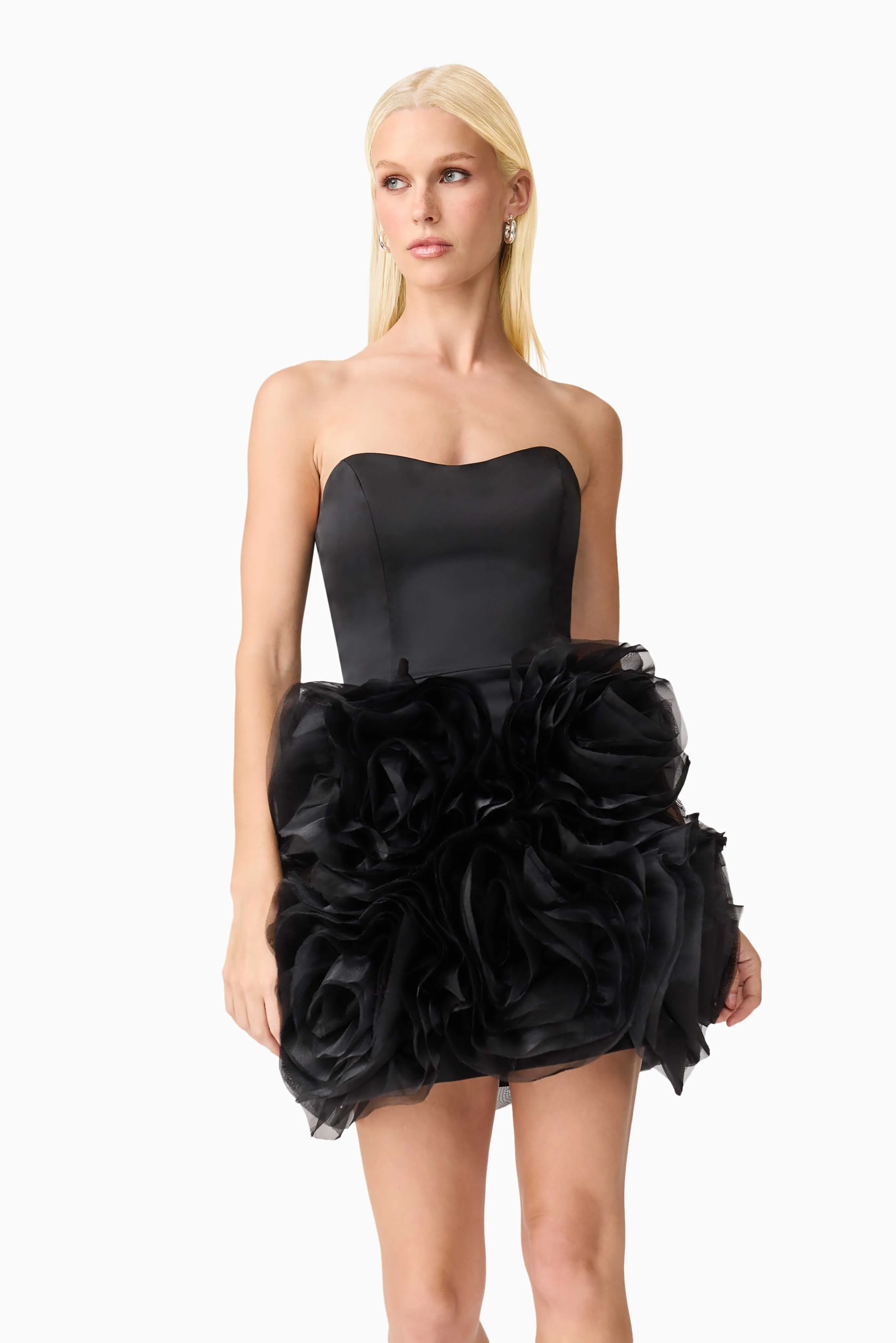 Asher Strapless Mini Dress in Black sold by Elliatt product image thumbnail 3
