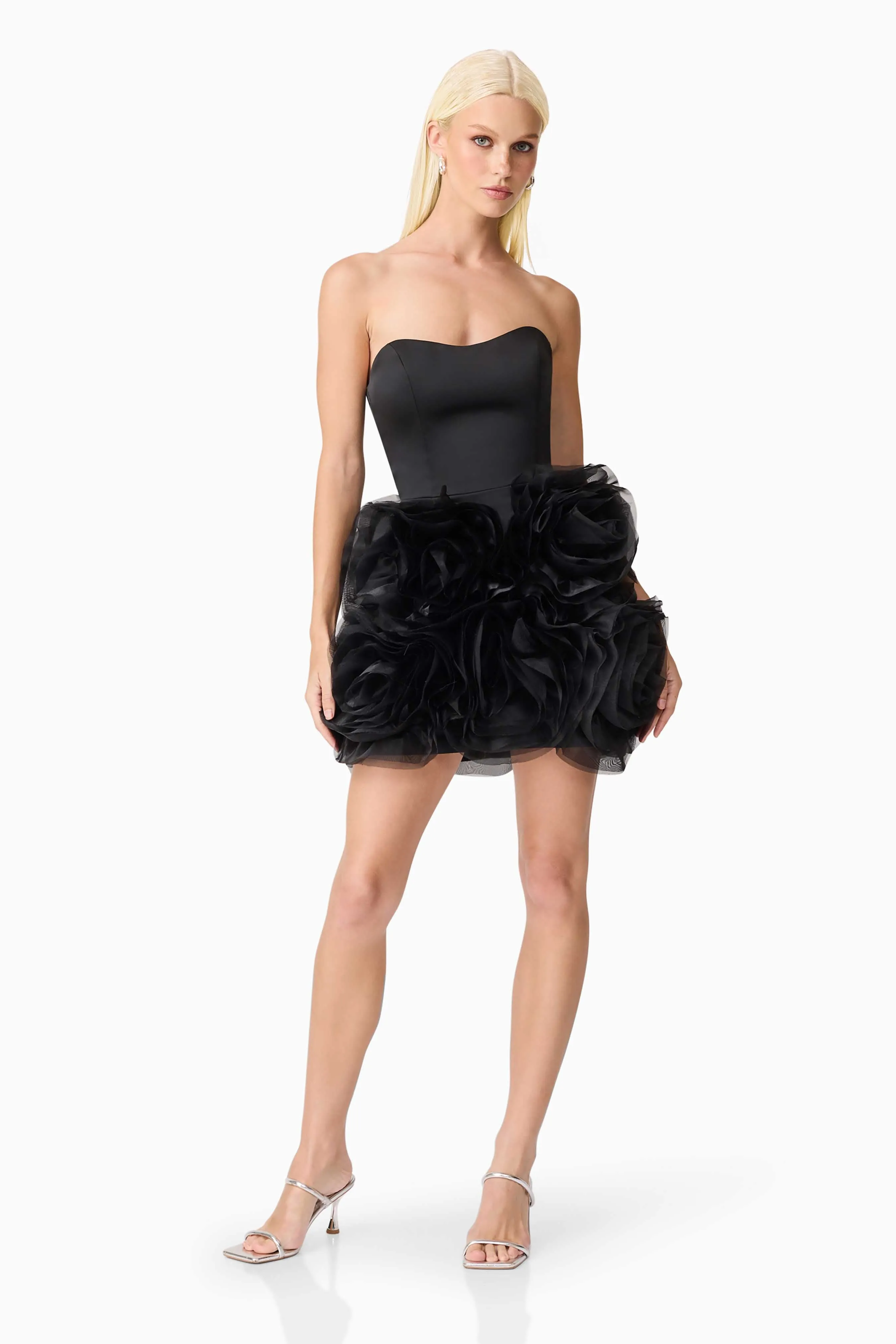 Asher Strapless Mini Dress in Black sold by Elliatt product image thumbnail 5