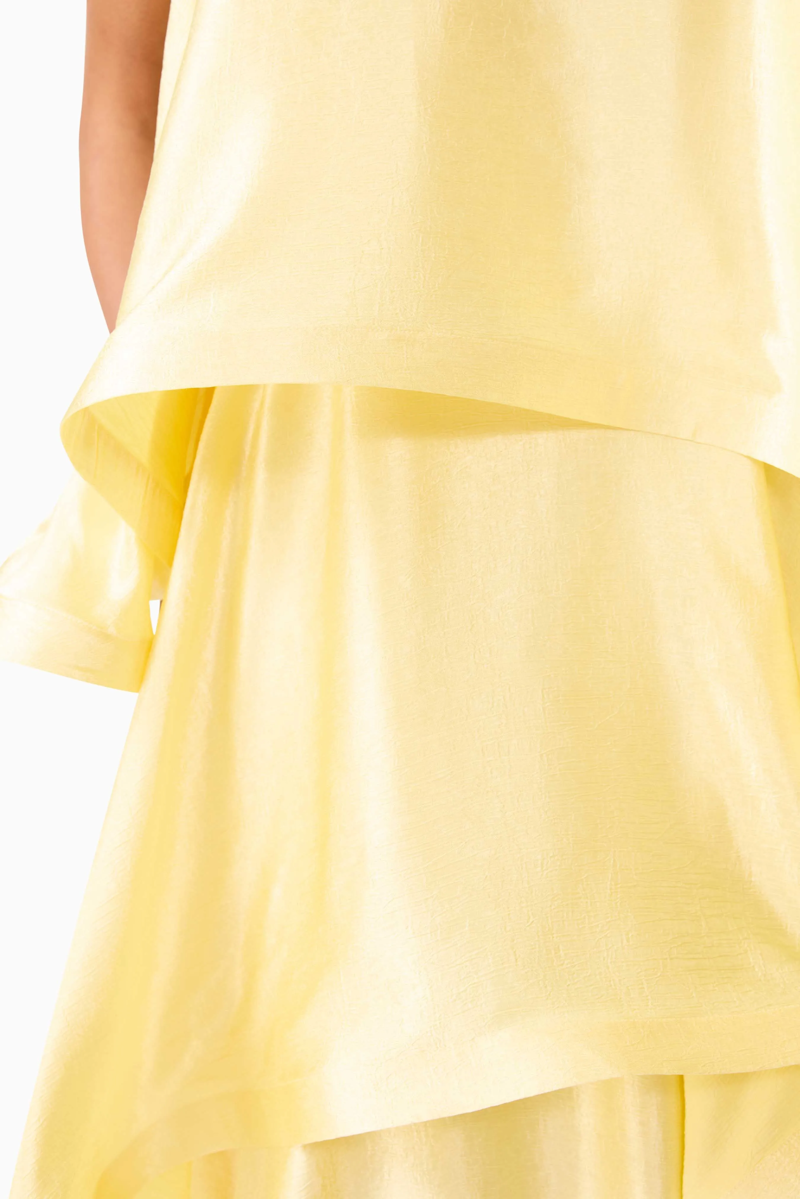 Tilly Tiered Maxi Dress in Butter Yellow sold by Elliatt product image thumbnail 5
