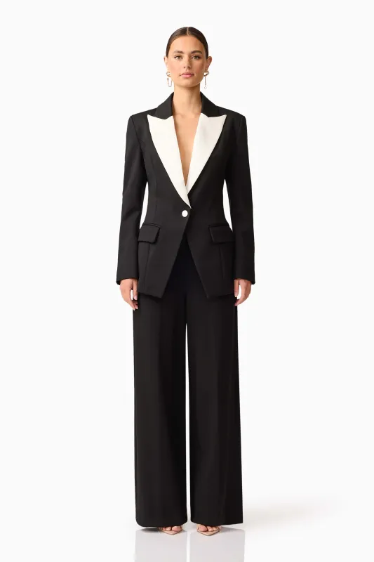 Leonie Wide Leg Pants In Black made by Elliatt