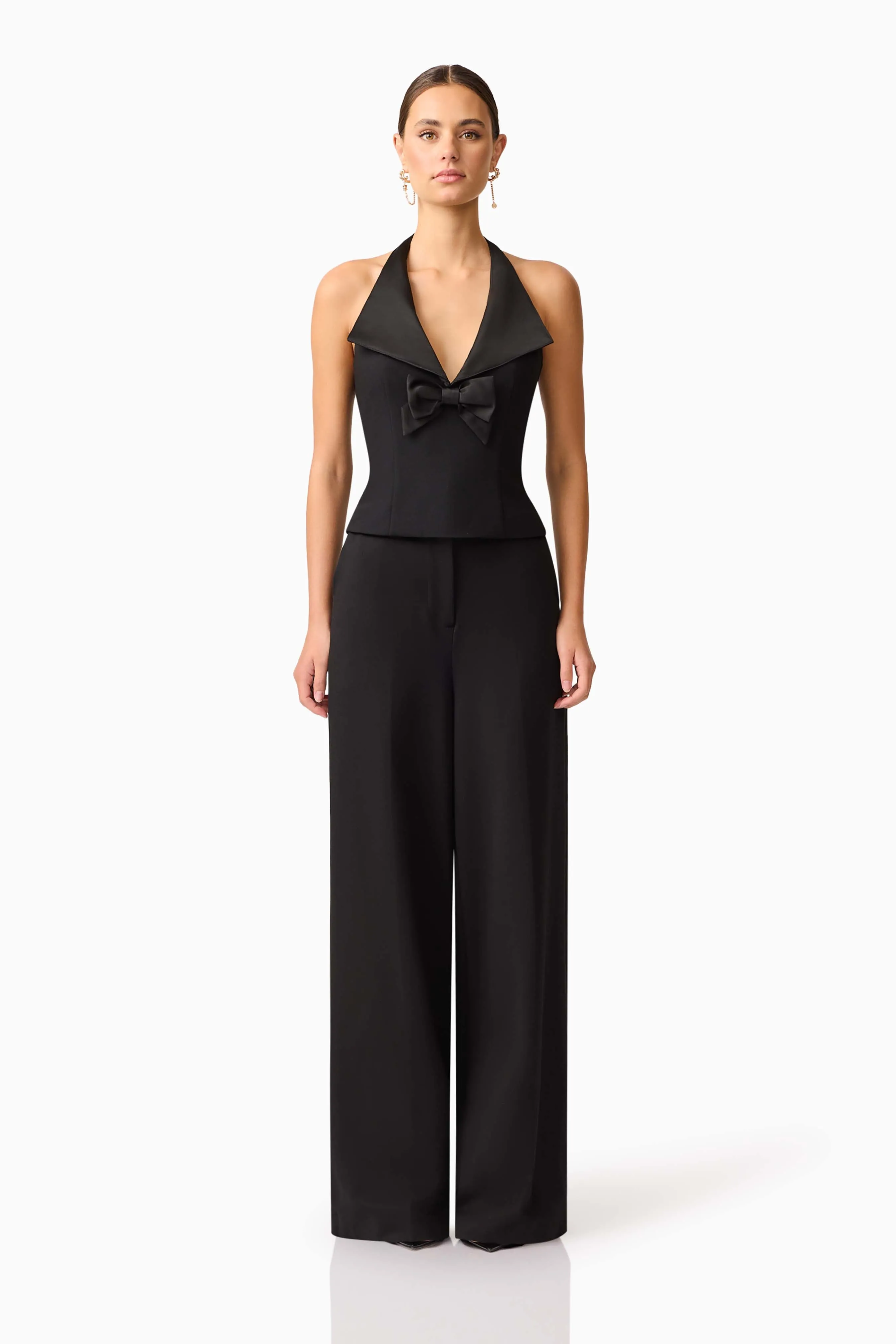 Ruby Halter Top in Black sold by Elliatt