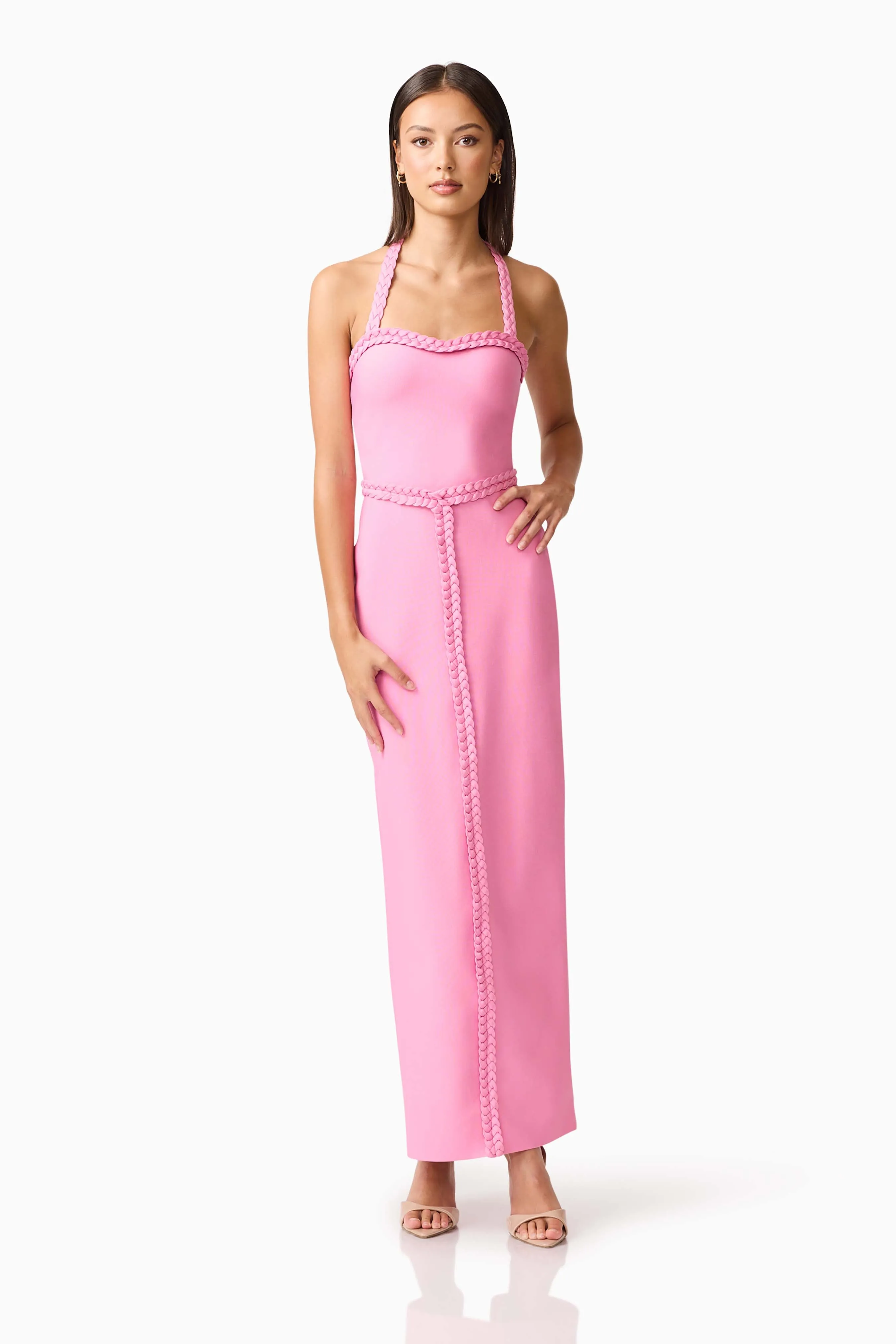 Coralene Halter Gown in Pink sold by Elliatt product image thumbnail 4