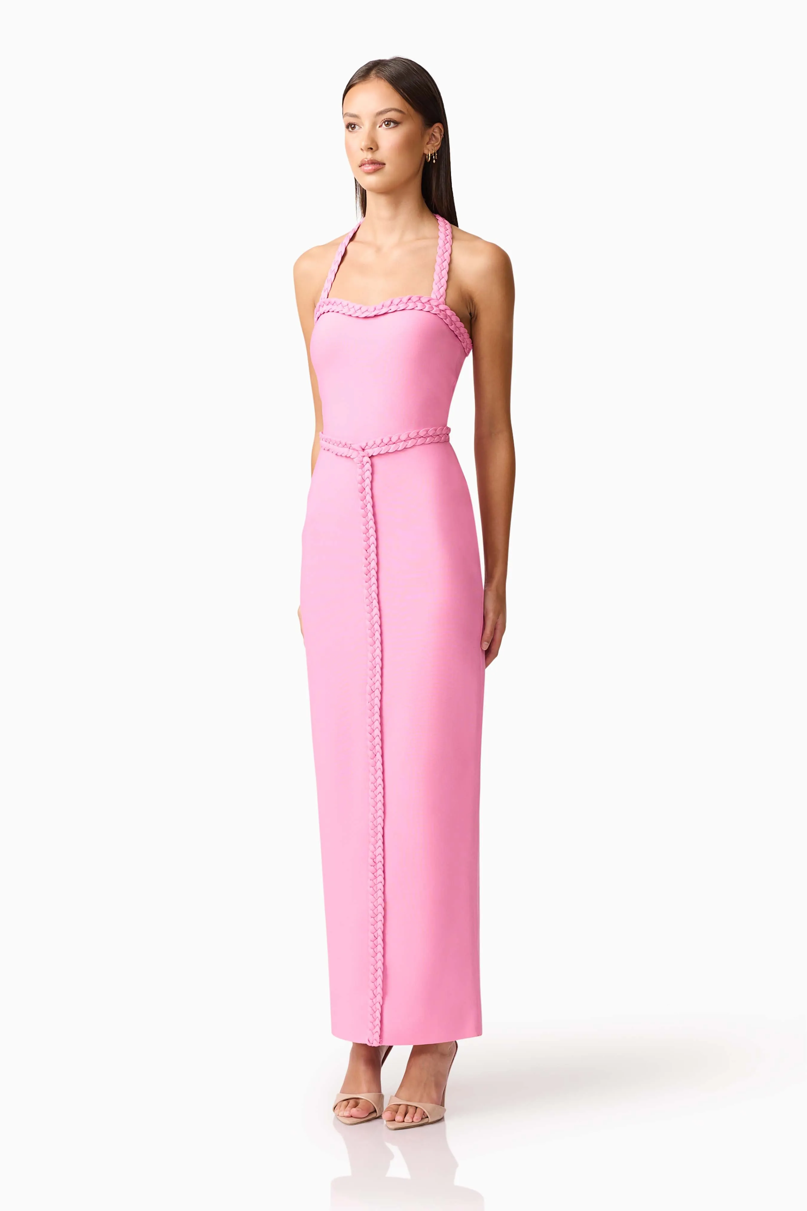 Coralene Halter Gown in Pink sold by Elliatt product image thumbnail 3