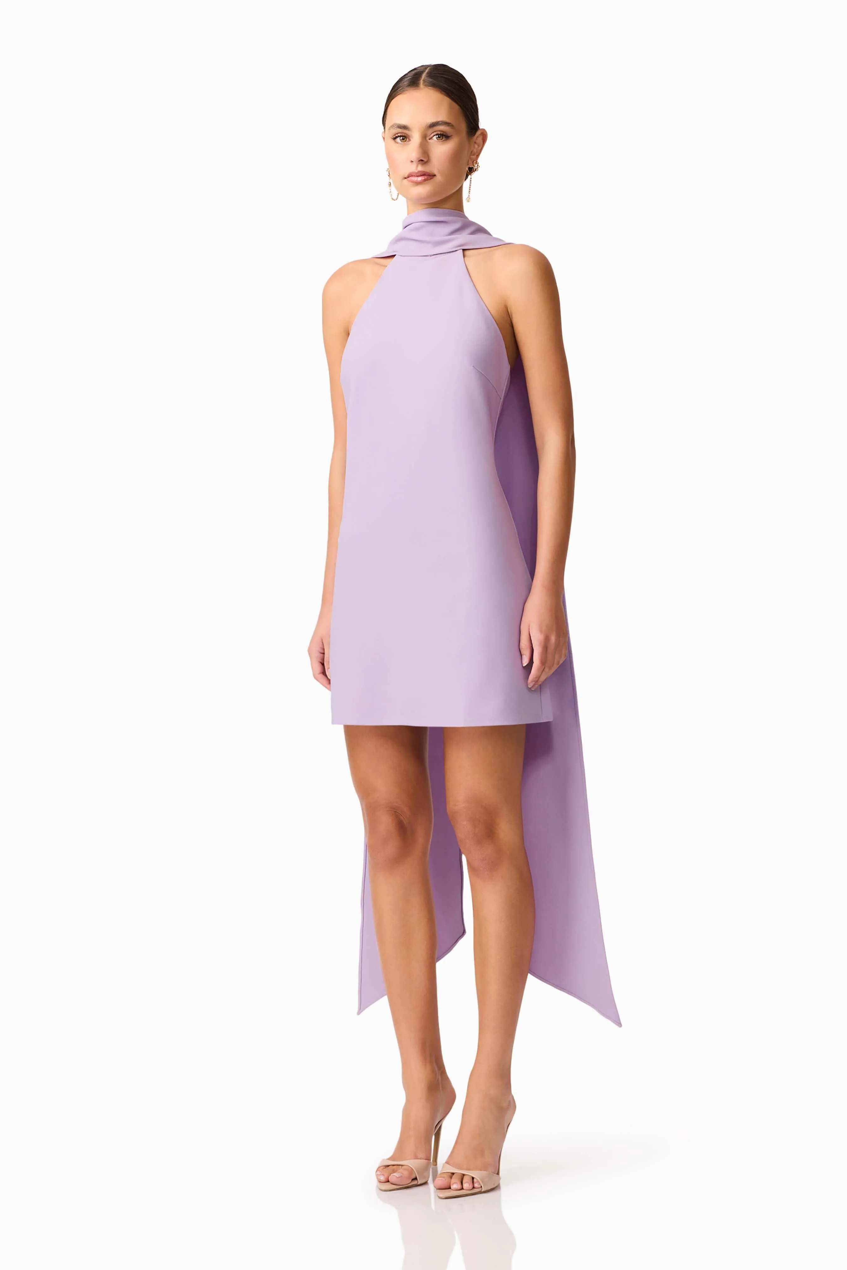 Mira Halter Mini Dress in Purple sold by Elliatt product image thumbnail 3