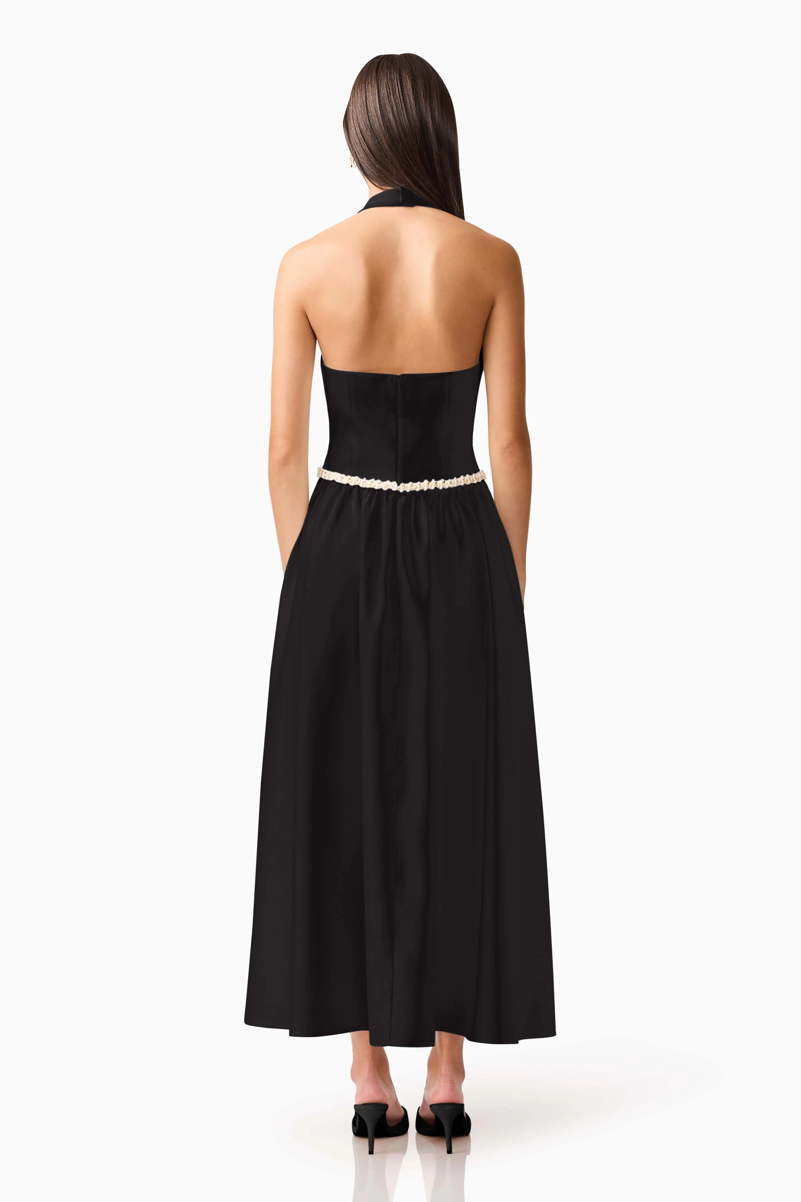 Hester Halter Gown in Black sold by Elliatt product image thumbnail 5