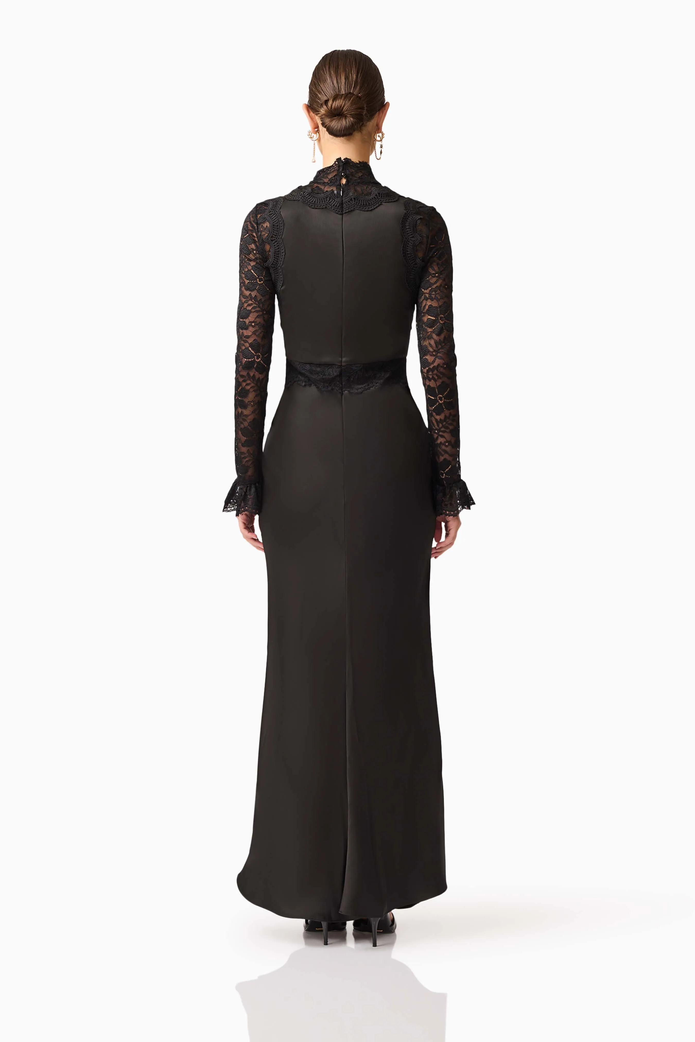 Margot Long Sleeve Gown in Black sold by Elliatt product image thumbnail 5