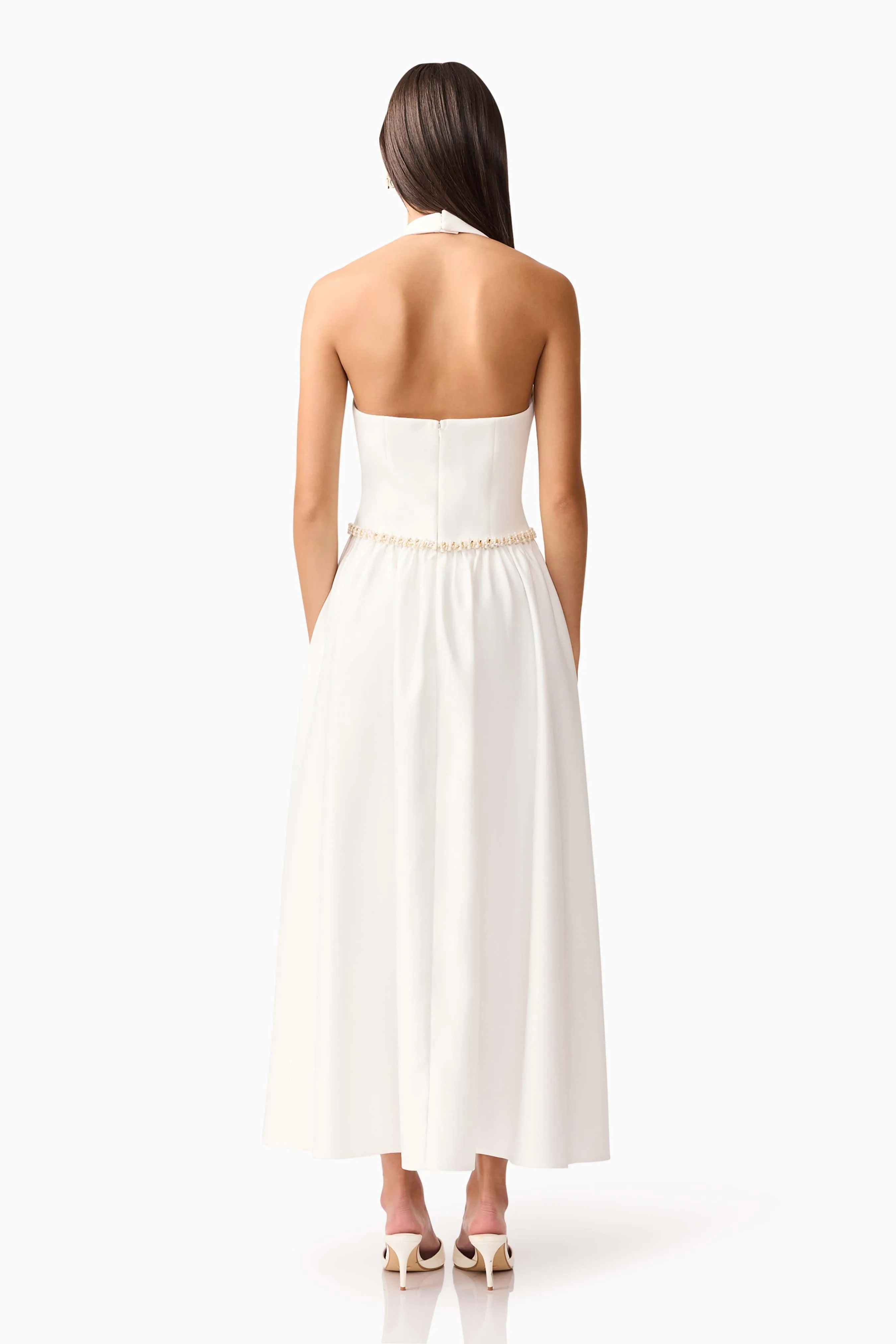 Hester Halter Gown in White sold by Elliatt product image thumbnail 5