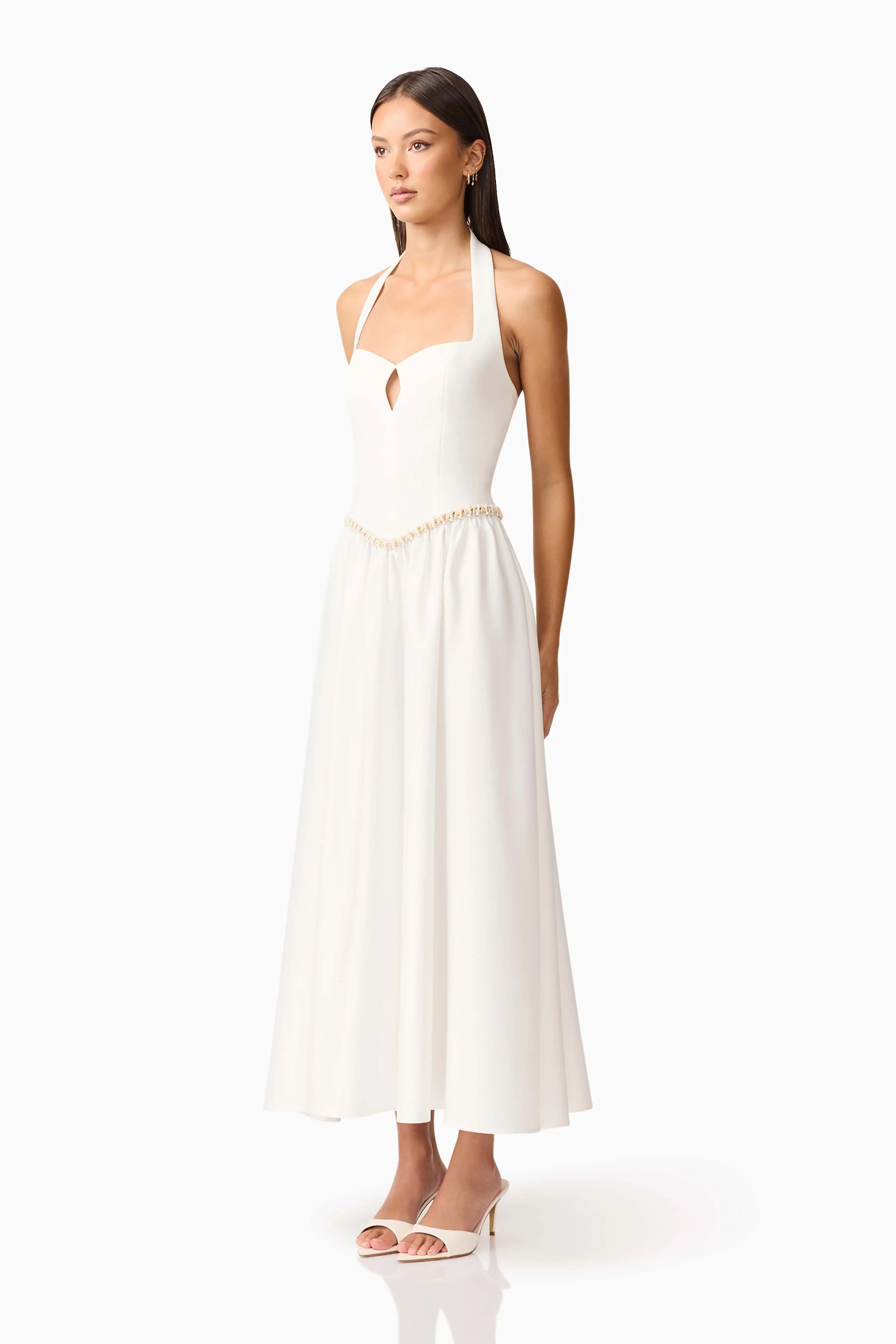 Hester Halter Gown in White sold by Elliatt product image thumbnail 3
