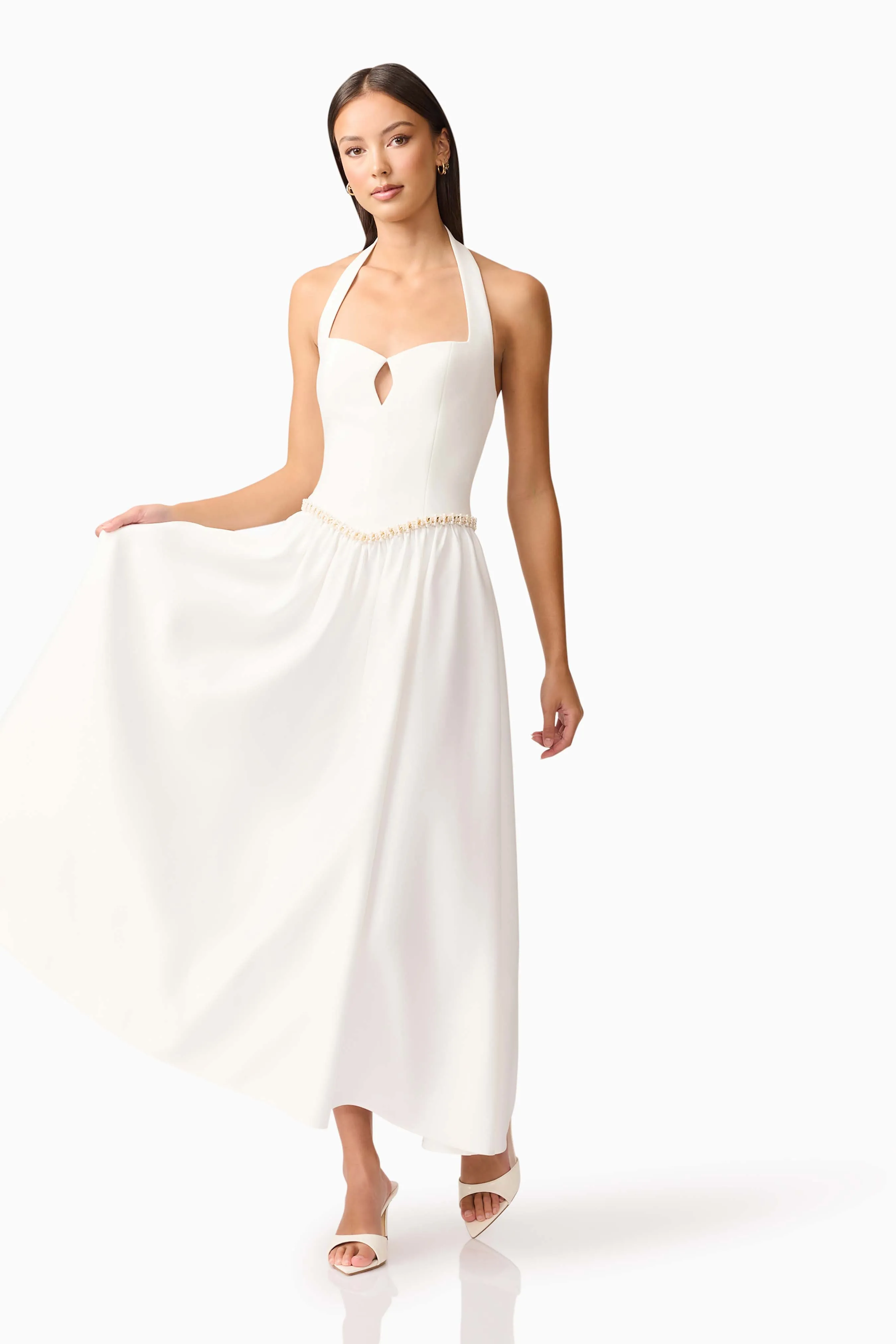 Hester Halter Gown in White sold by Elliatt product image thumbnail 4
